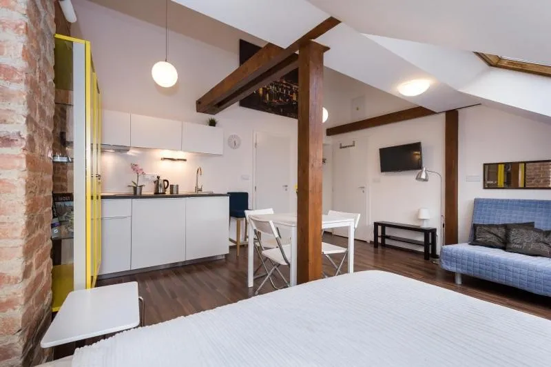 Bed in The Republic Apartments