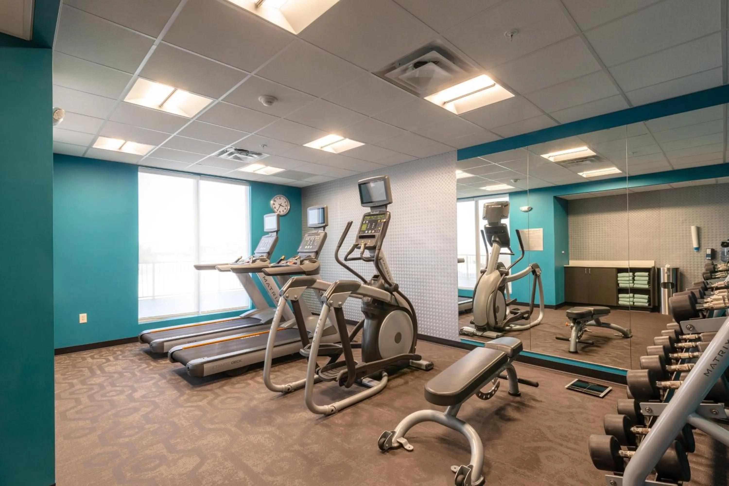 Fitness centre/facilities in Fairfield Inn & Suites by Marriott Sidney