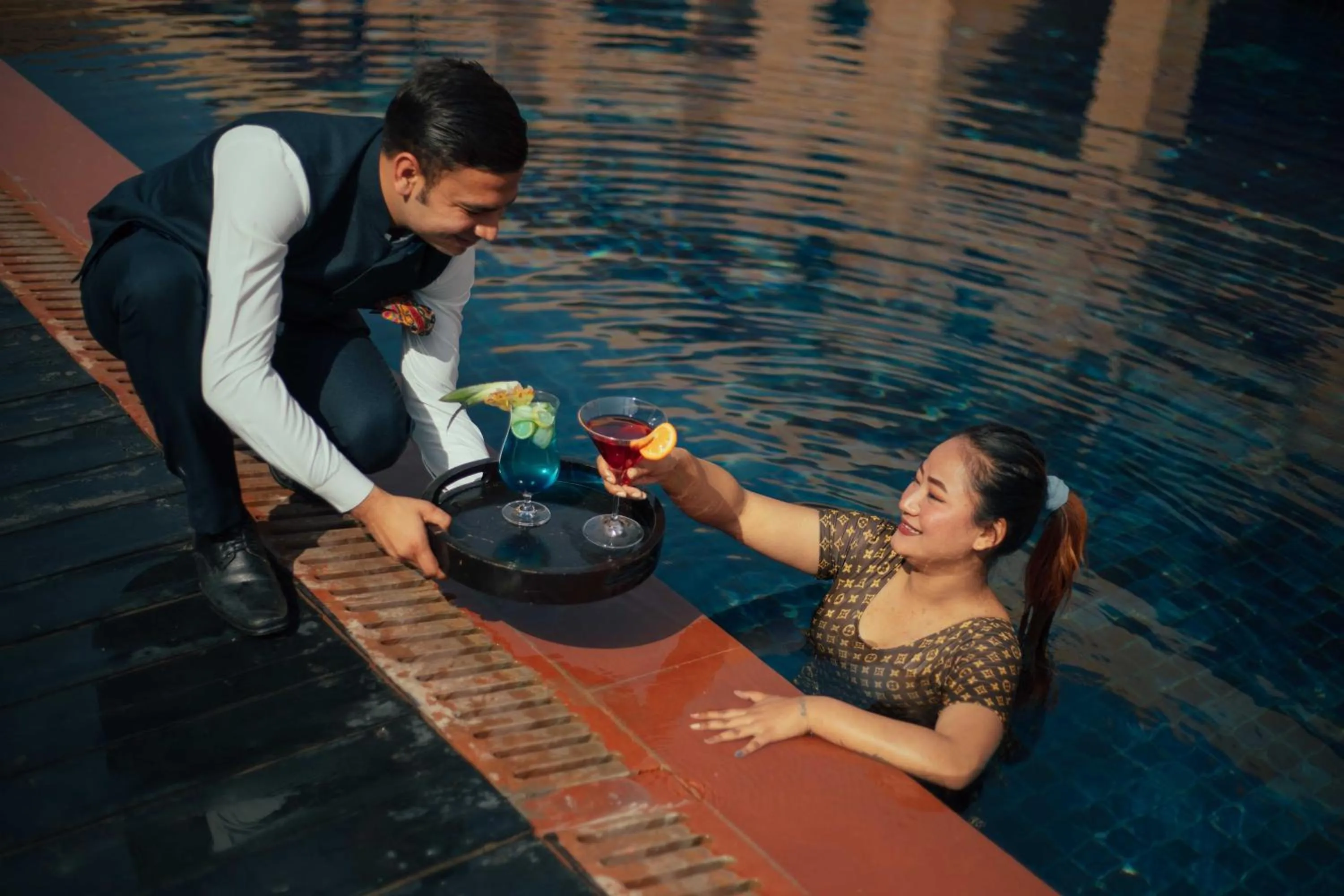 Swimming pool in Jaisalmer Marriott Resort & Spa