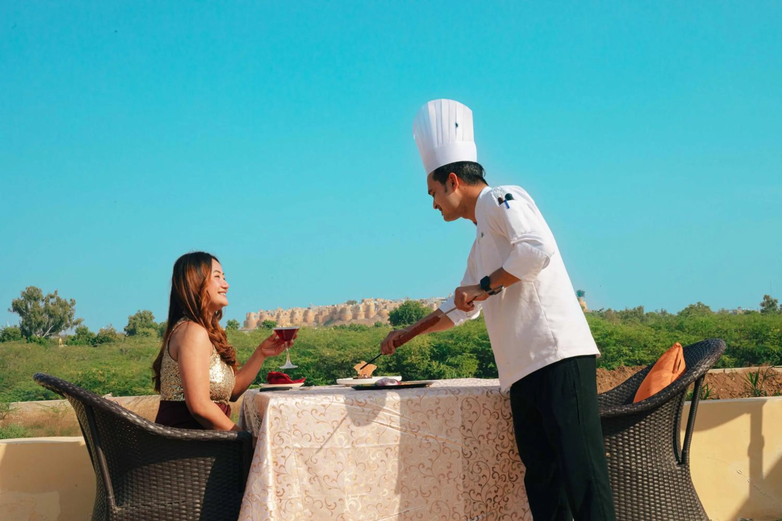 Restaurant/places to eat in Jaisalmer Marriott Resort & Spa