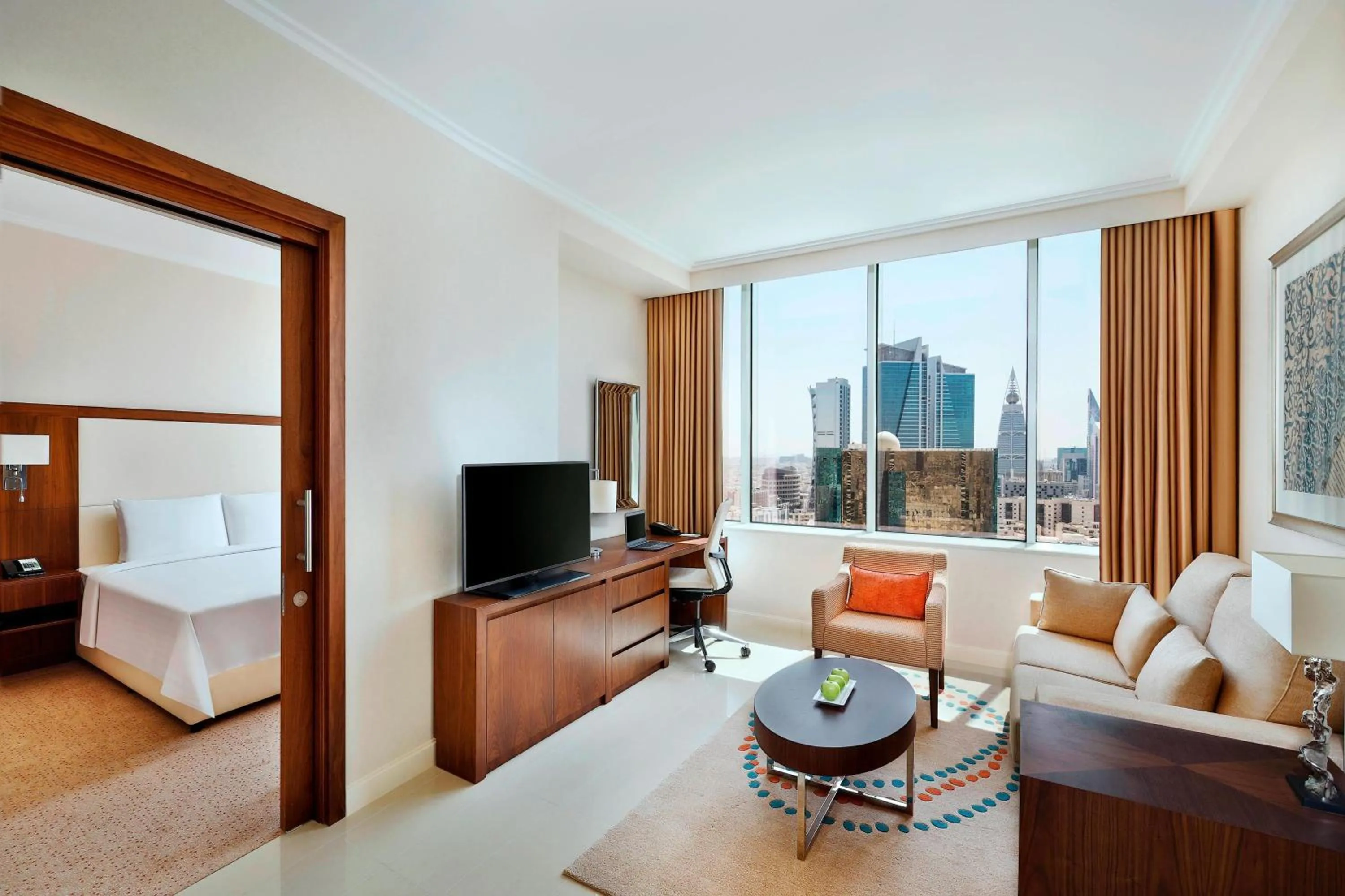 Photo of the whole room, Bed in Courtyard by Marriott Riyadh Olaya