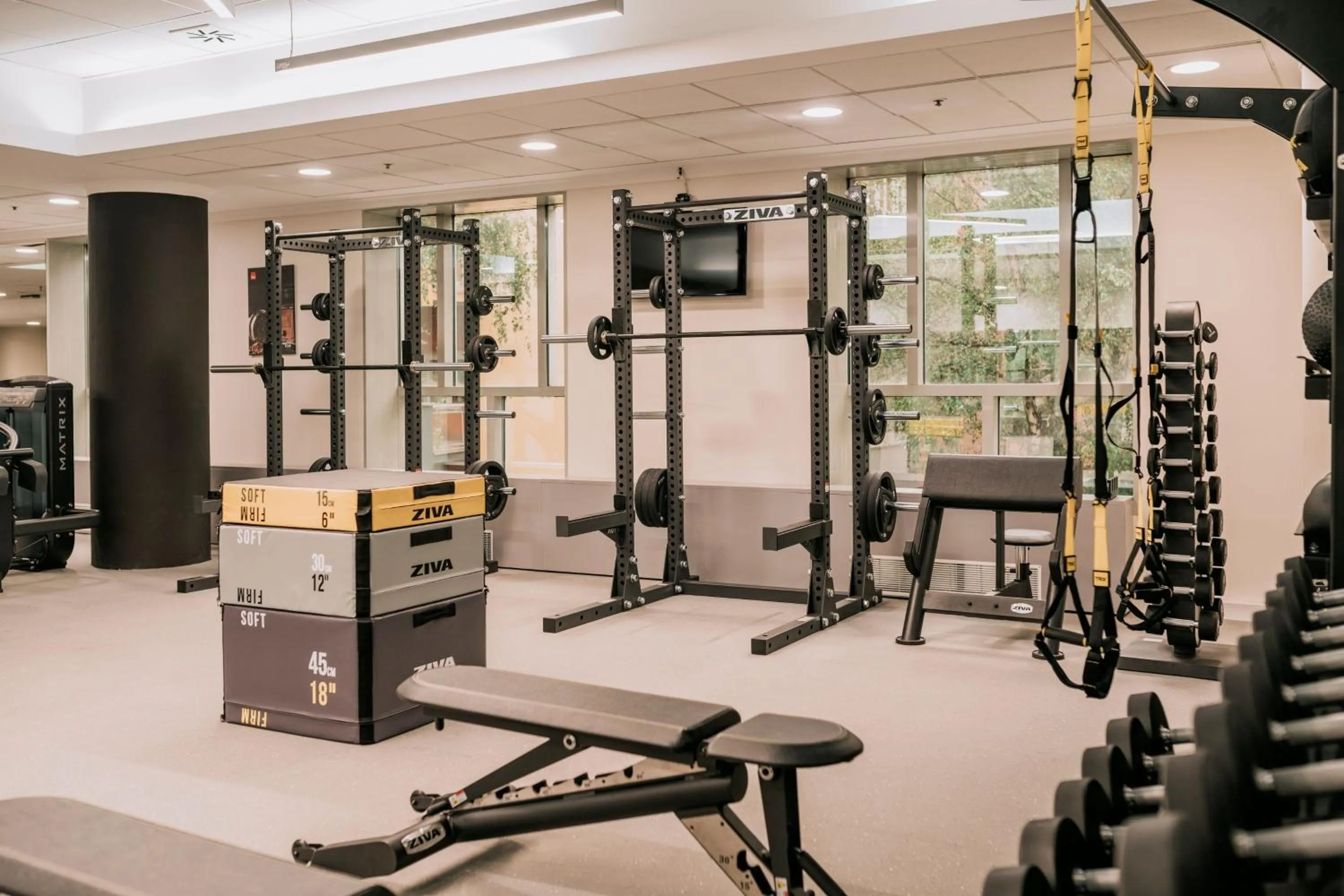 Fitness centre/facilities in Sheraton Zagreb Hotel