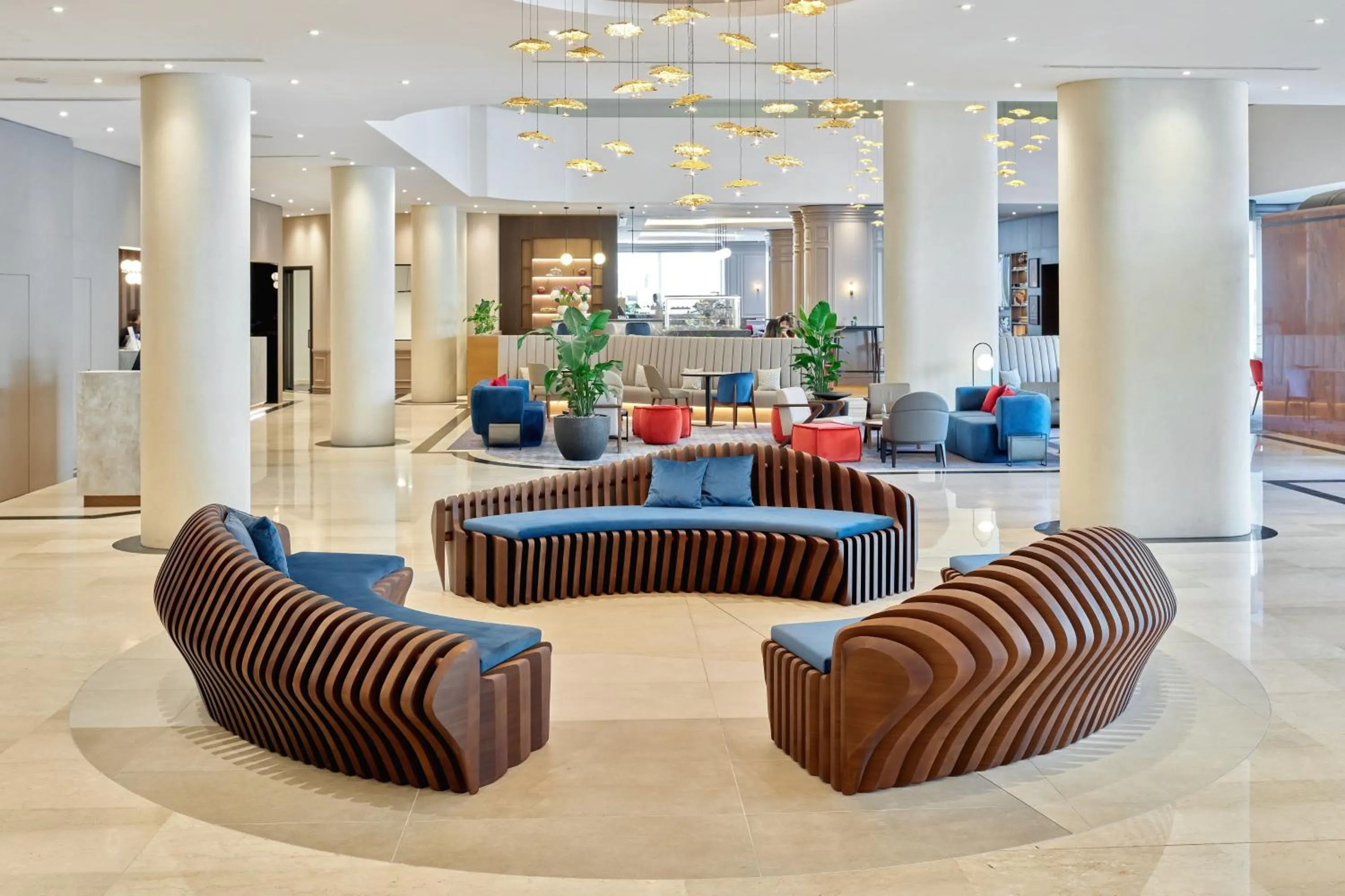Lobby or reception in Sheraton Zagreb Hotel