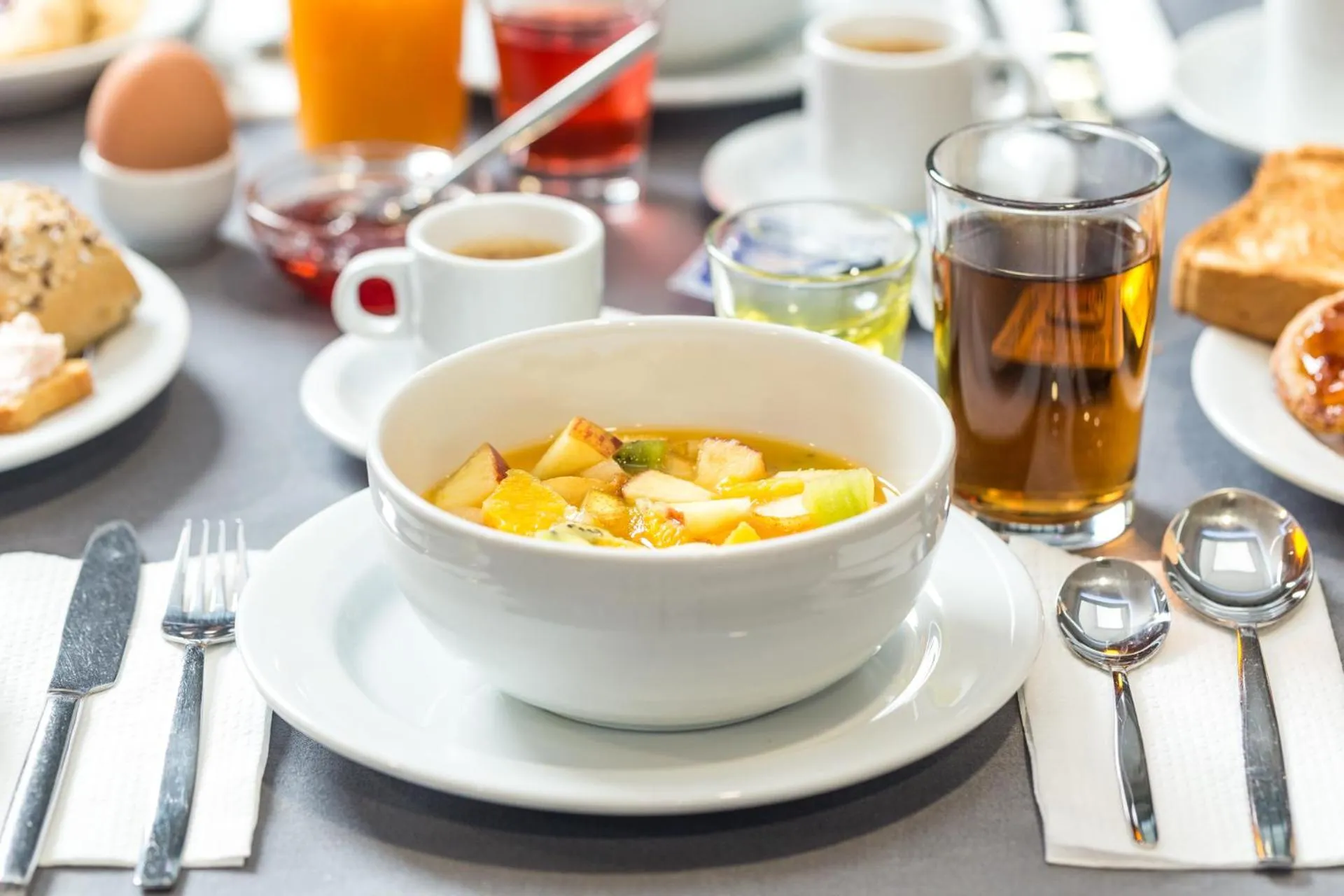 Continental breakfast in Empire Lisbon Hotel