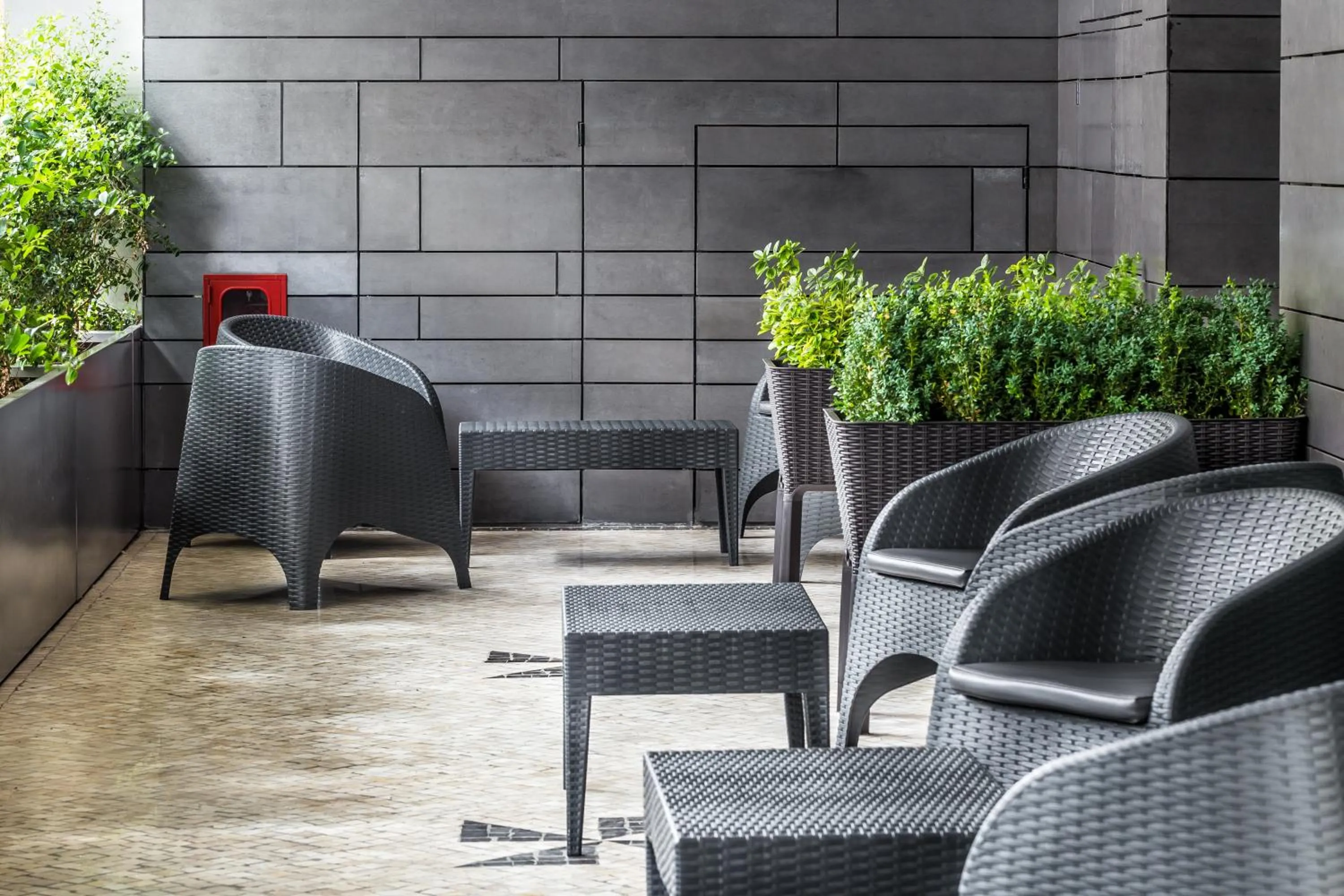 Patio in Empire Lisbon Hotel