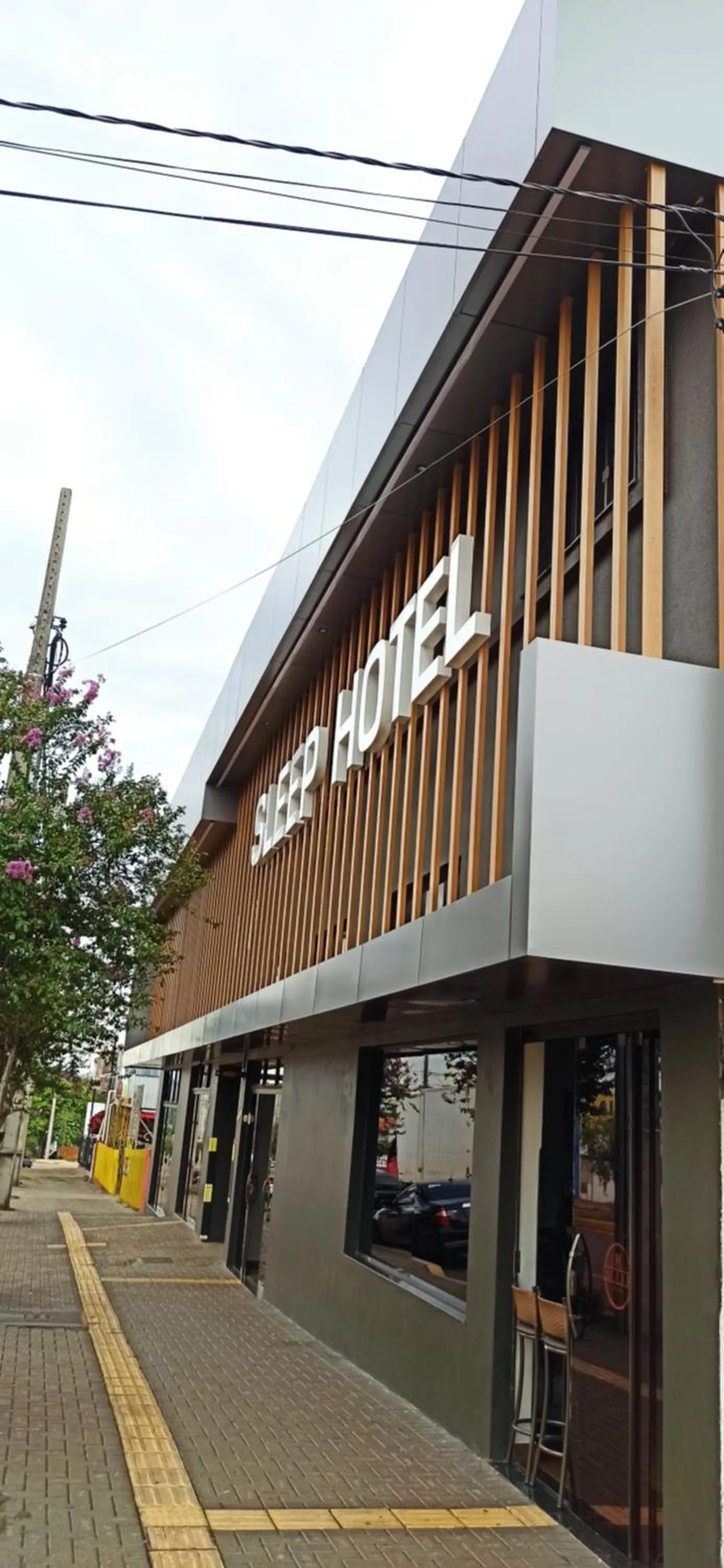 Facade/entrance in Sleep Hotel