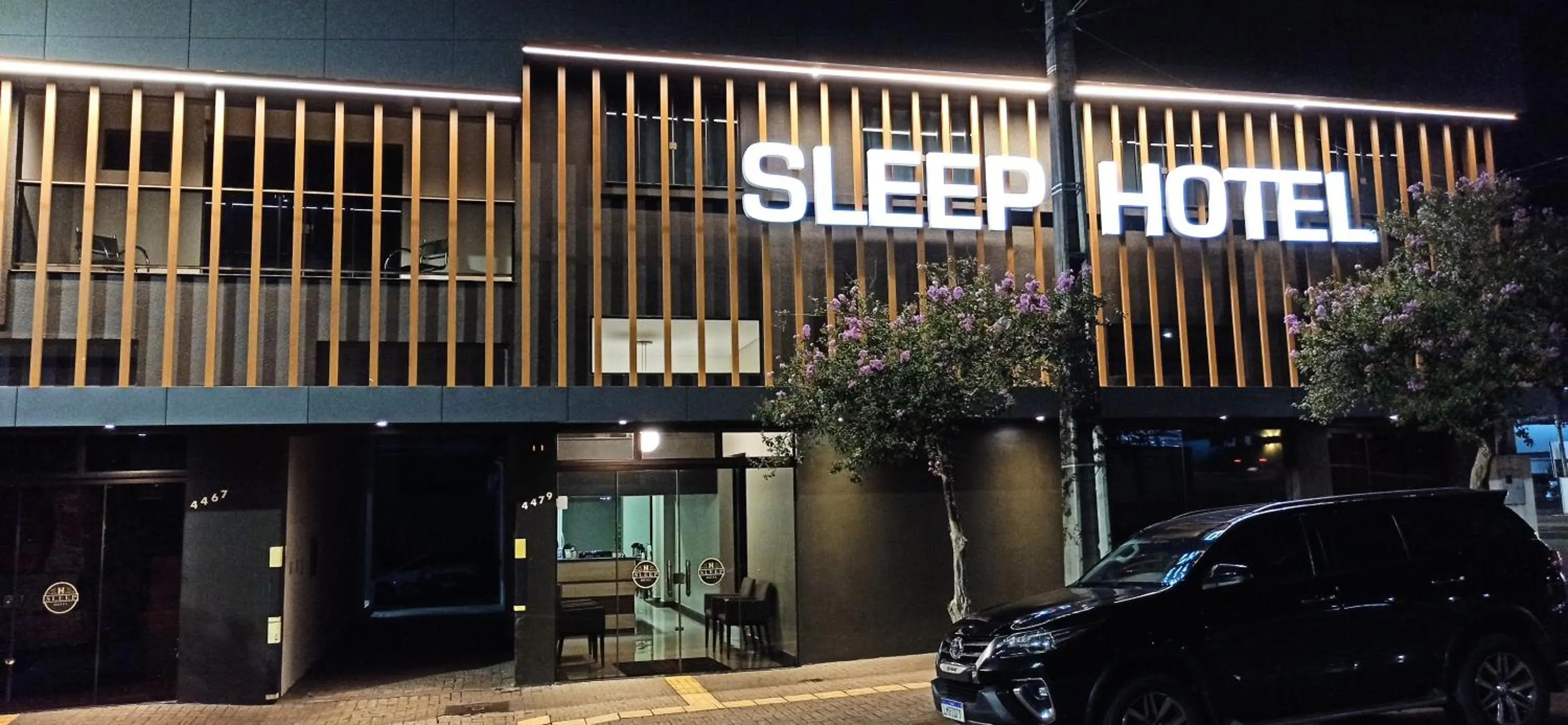Facade/entrance in Sleep Hotel