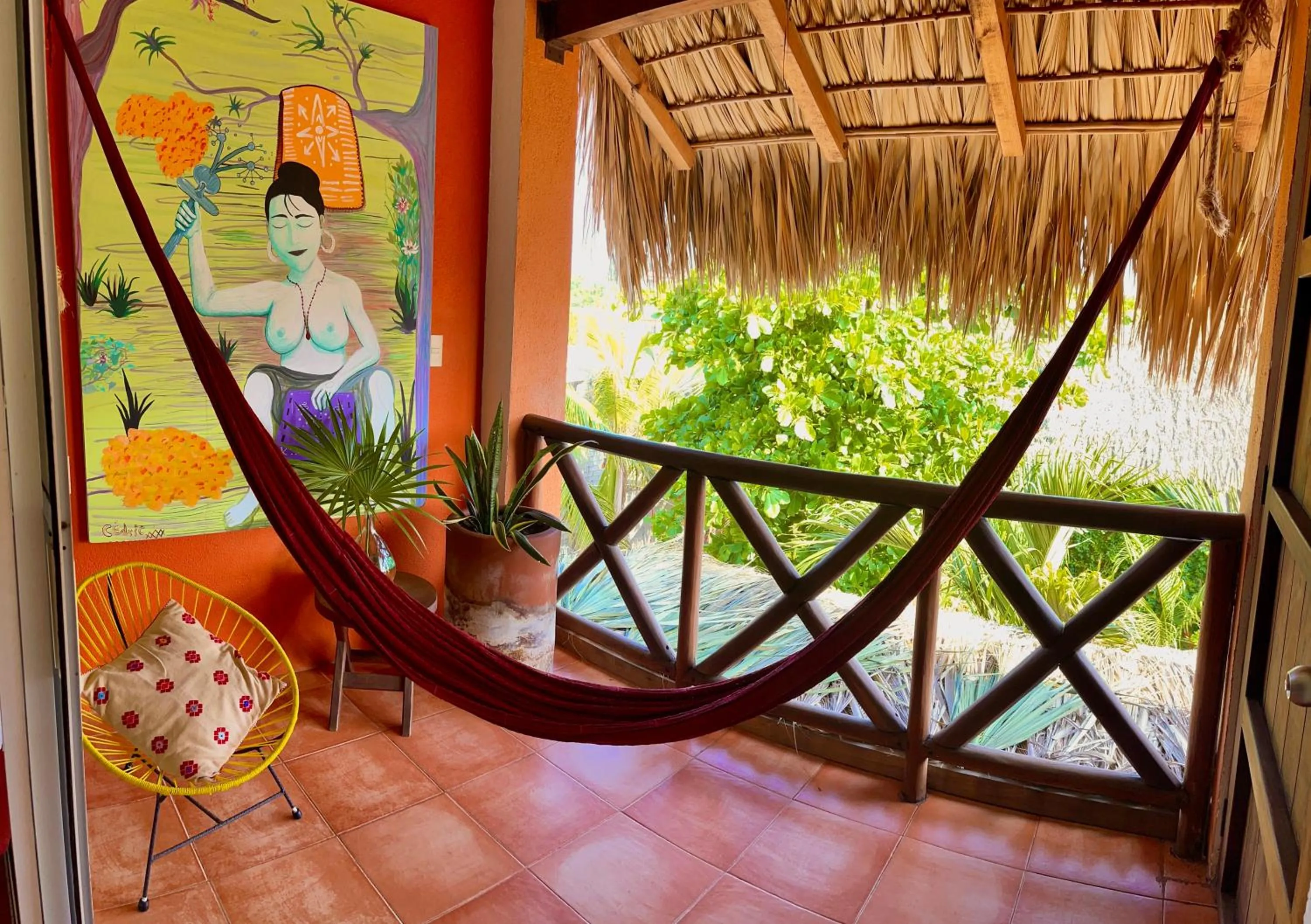 Balcony/Terrace in Hotel Casa Mixteca