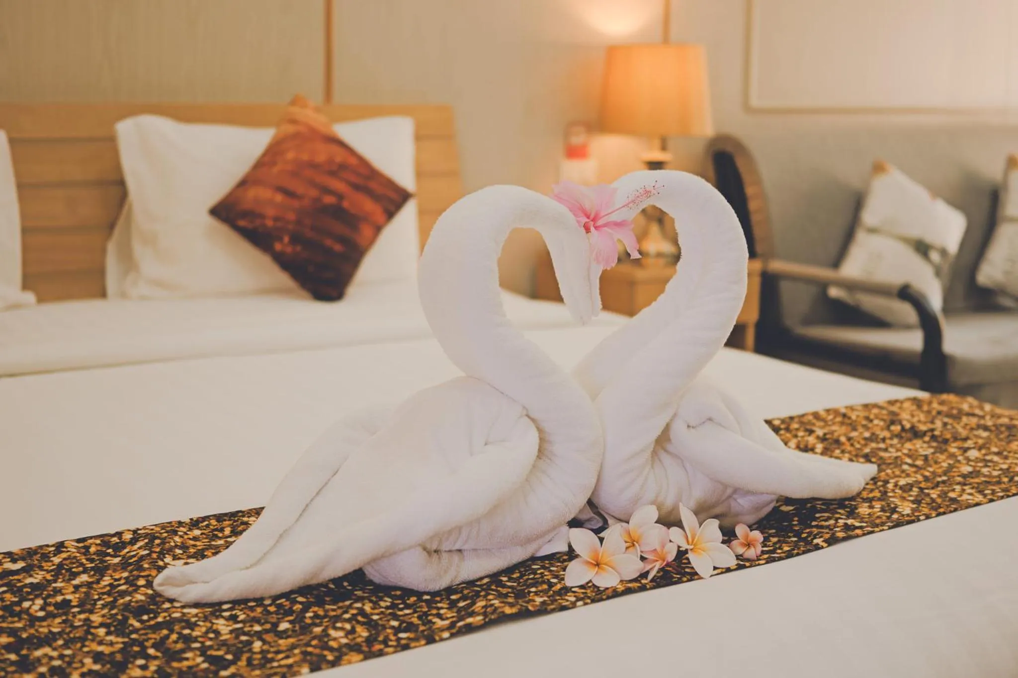 Bed in AU Place Hotel