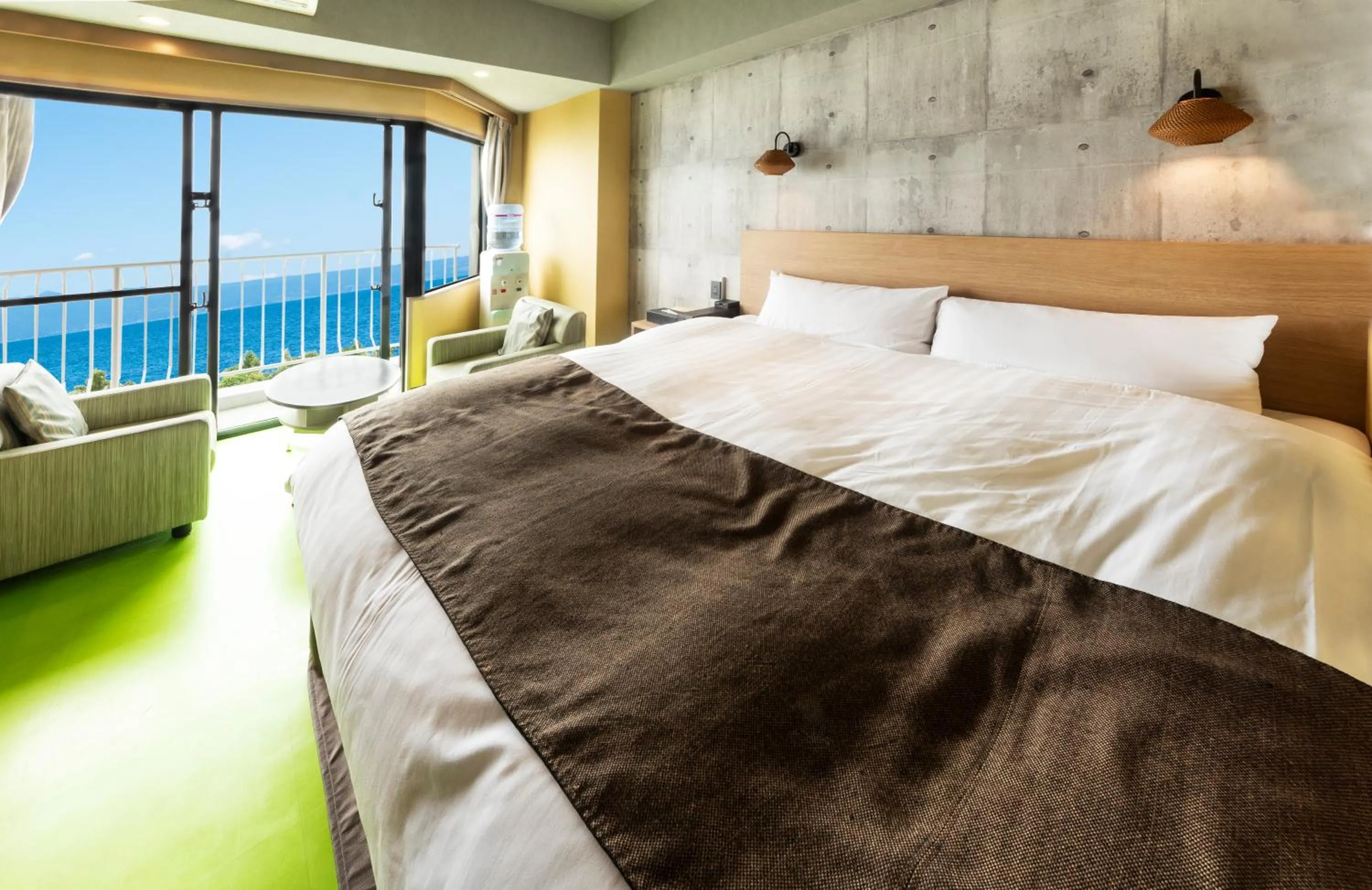Photo of the whole room, Bed in Nagasaki Chapel Coconuts Hotel ＆Resort