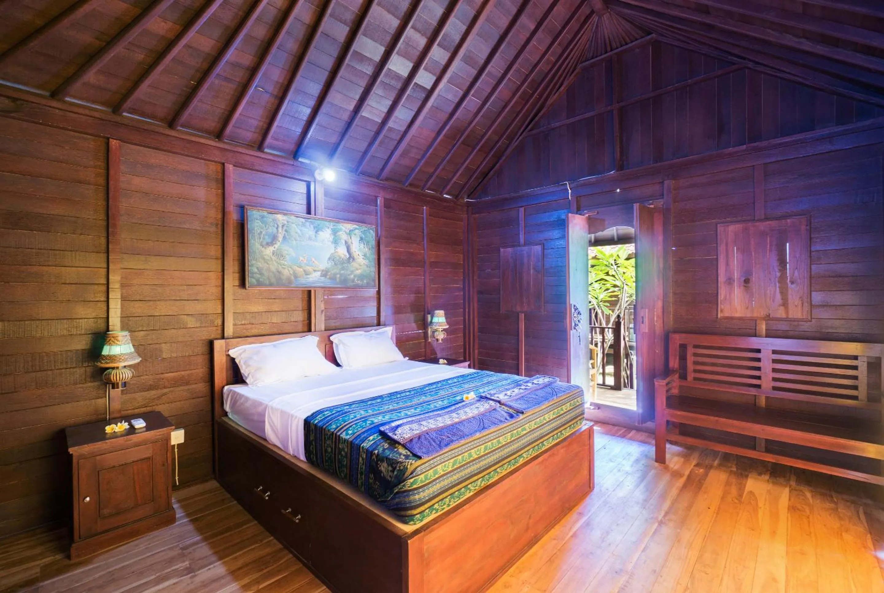 Bed in Lembongan Bagus Villa