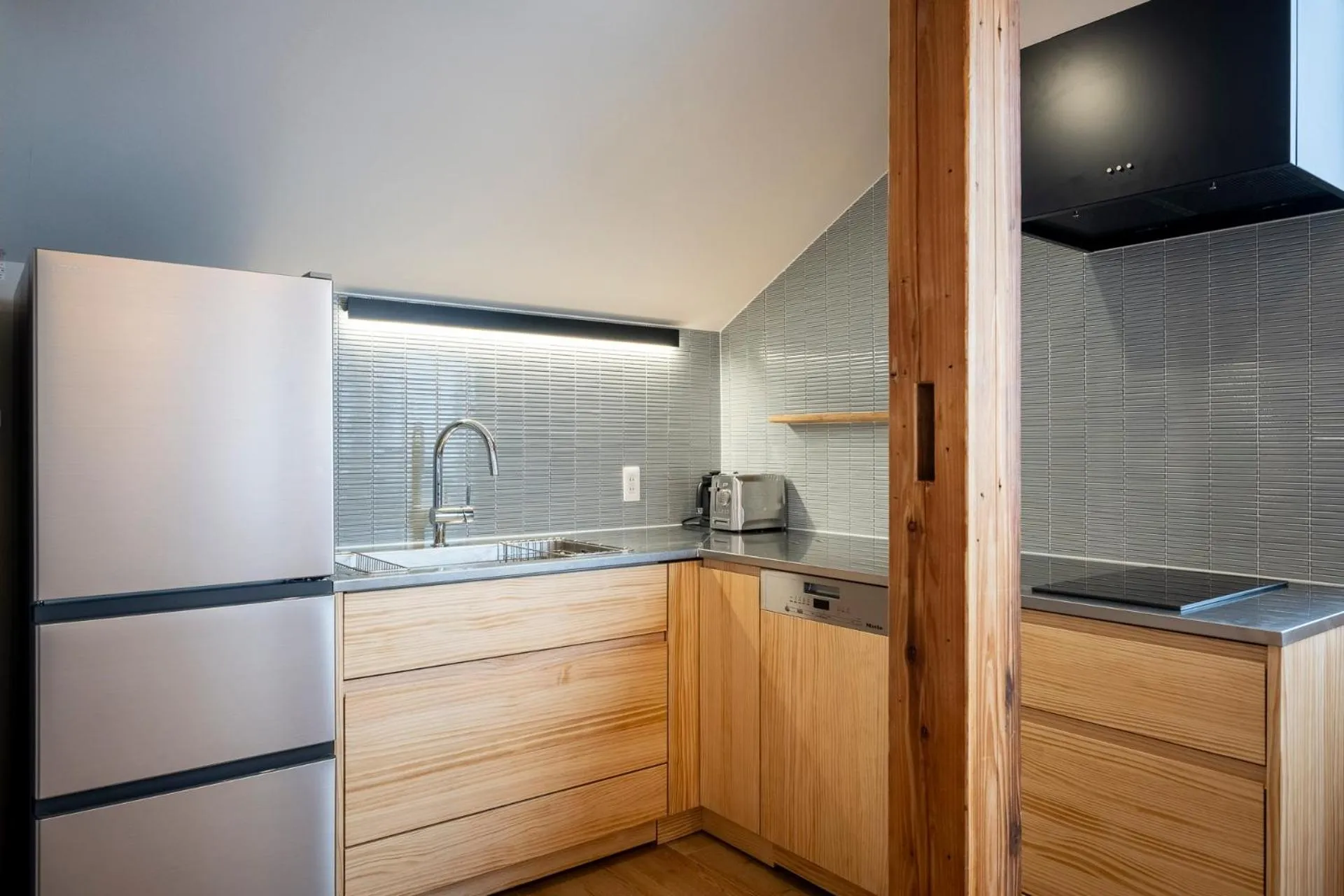 Kitchen or kitchenette in Tanuki Nozawa