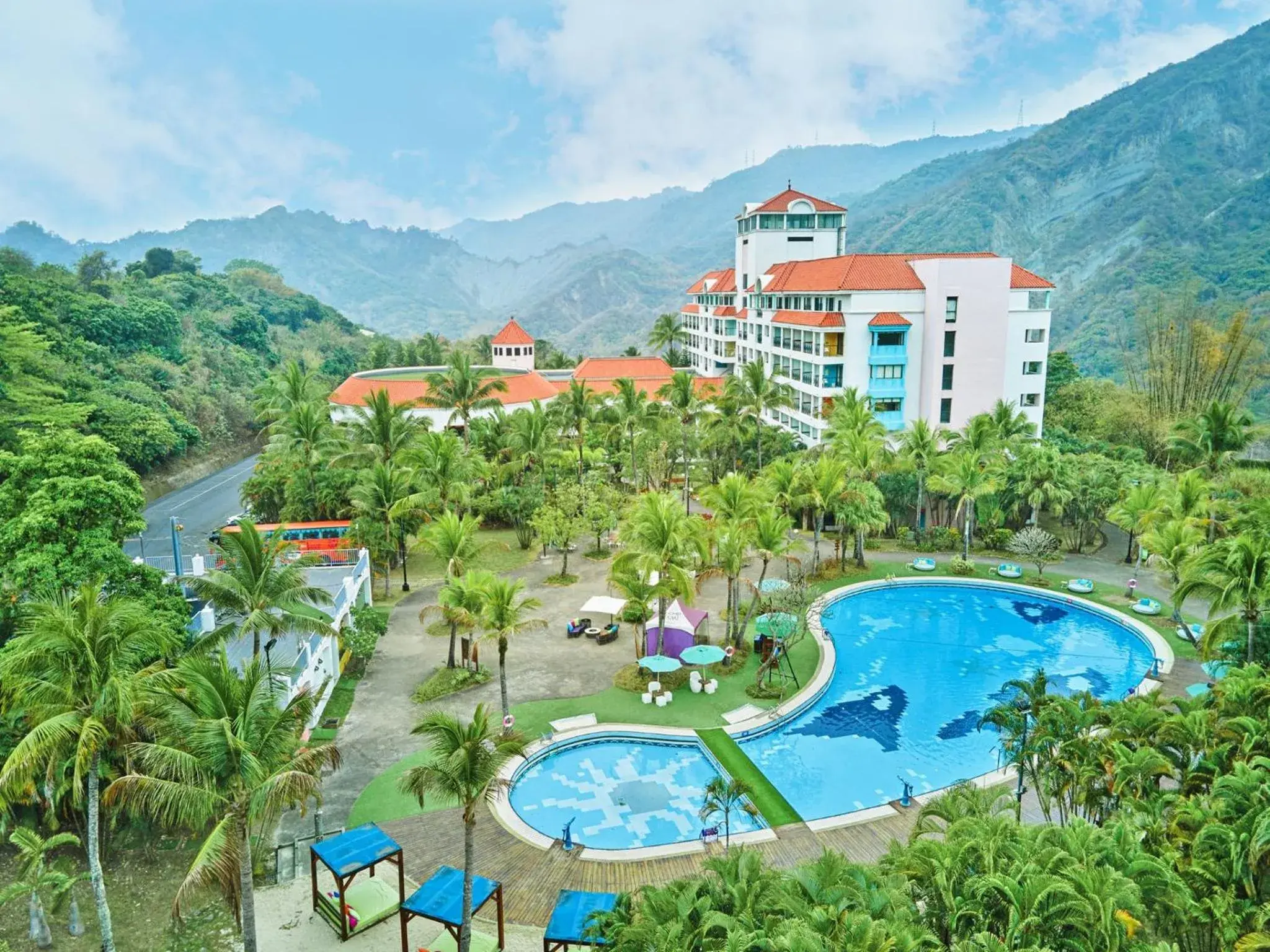 Bird's eye view, Pool View in HOTEL CHAM CHAM