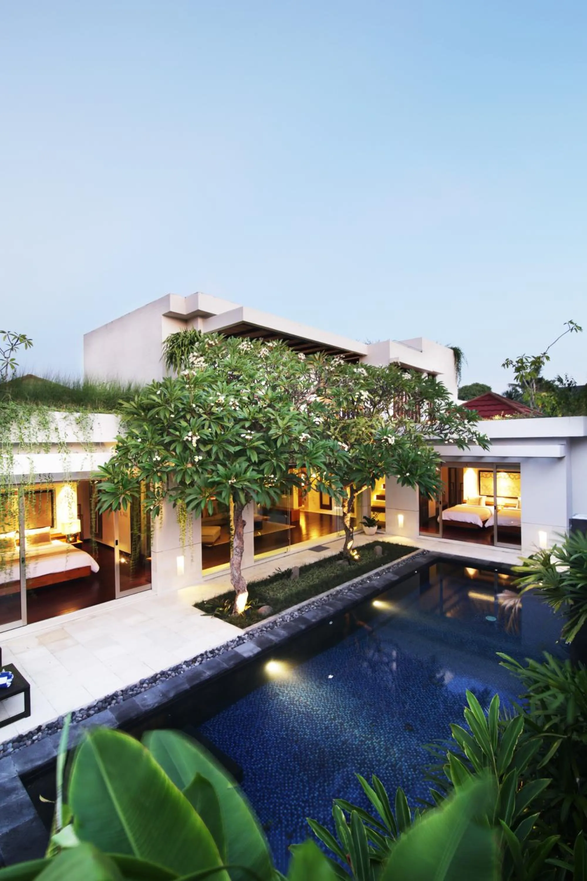 Bird's eye view in Kedonganan Beach Villa