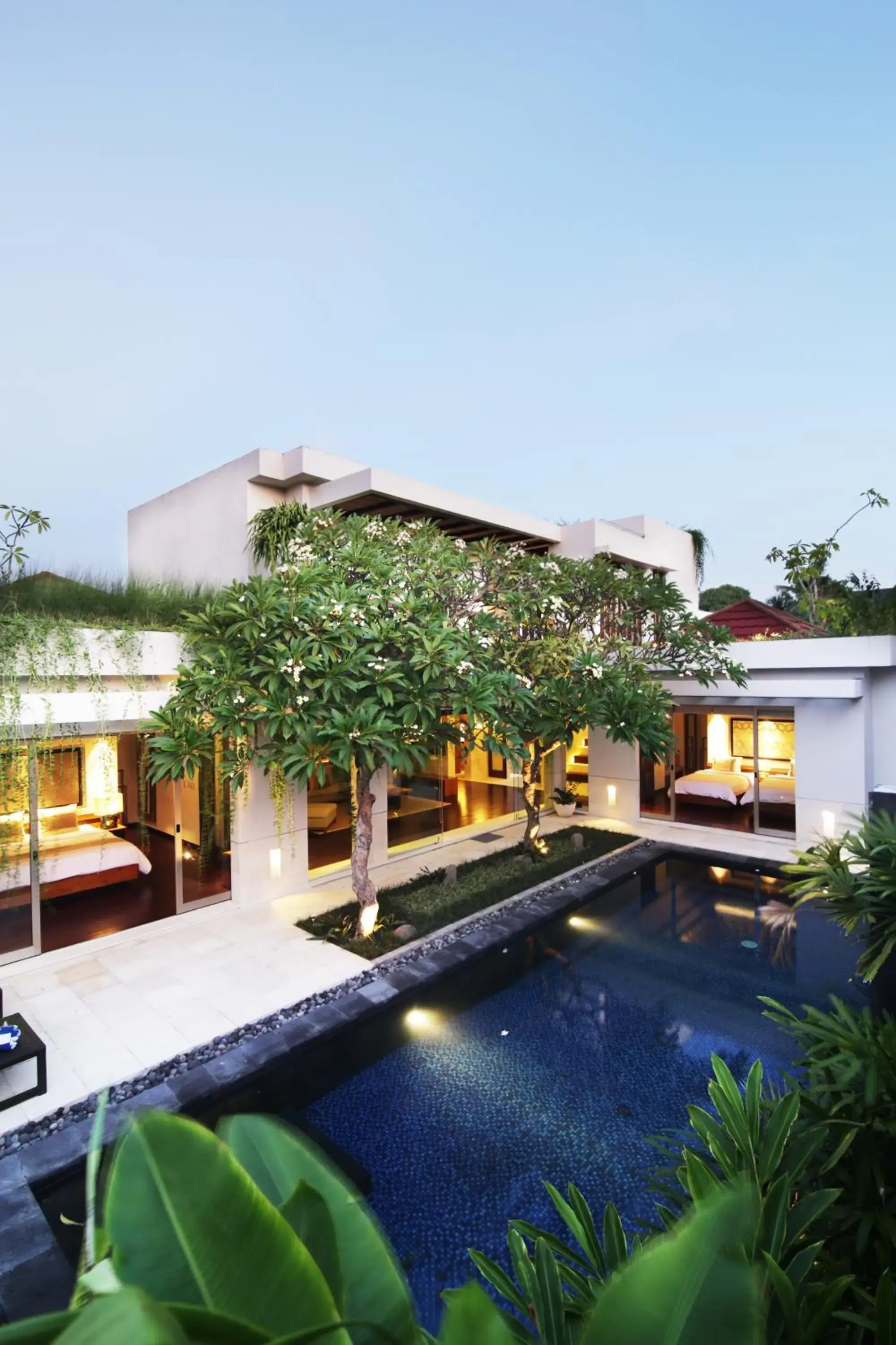 Bird's eye view in Kedonganan Beach Villa Bird's eye view in Kedonganan Beach Villa