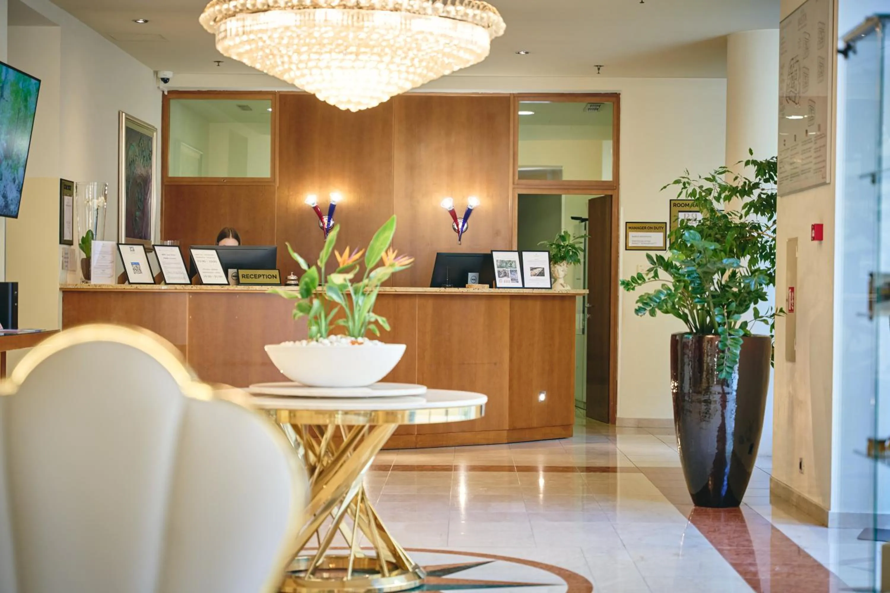 Lobby or reception in BRISTOL Hotel Opatija