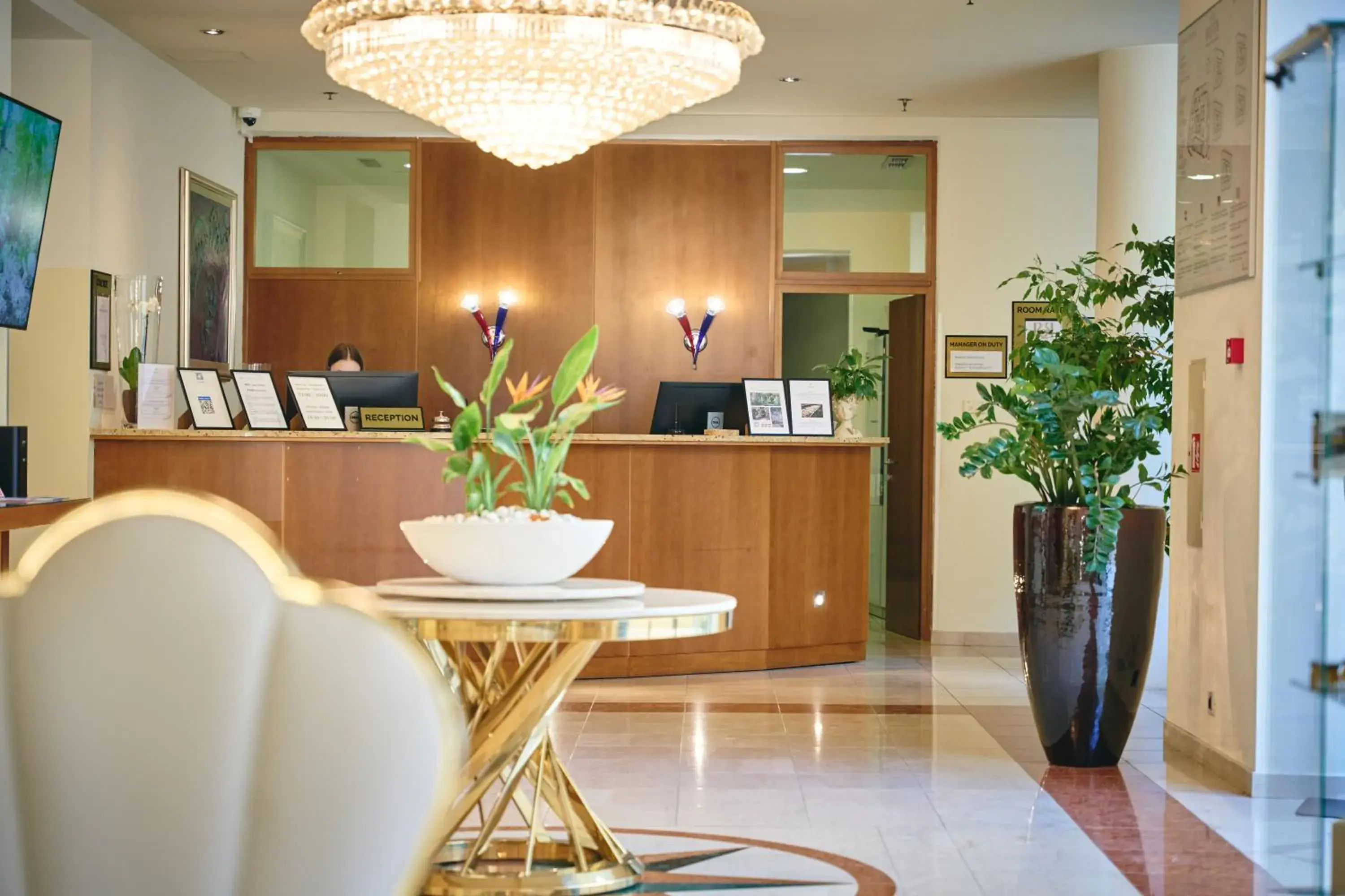 Lobby or reception in BRISTOL Hotel Opatija Lobby or reception in BRISTOL Hotel Opatija