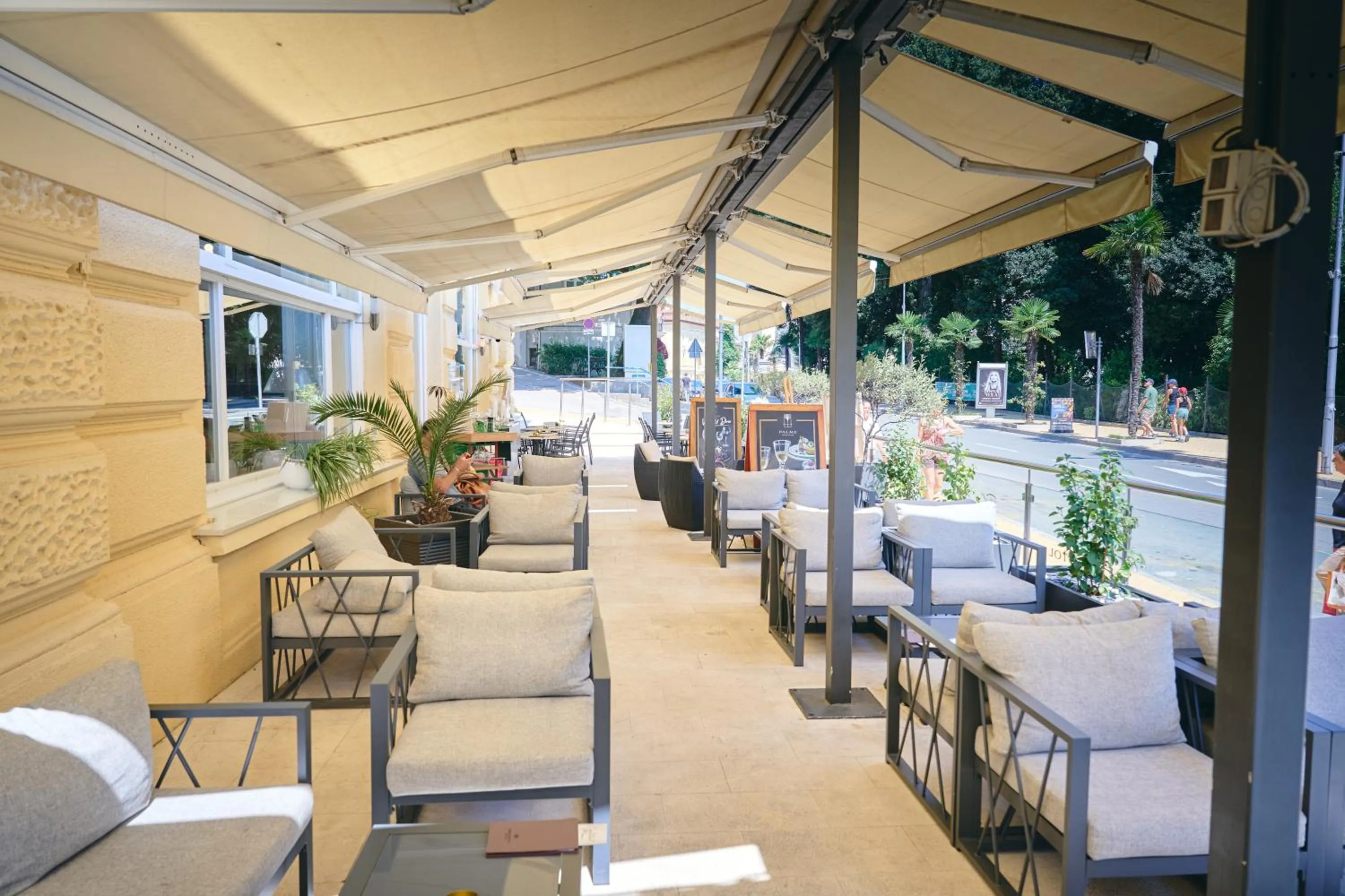 Patio in BRISTOL Hotel Opatija