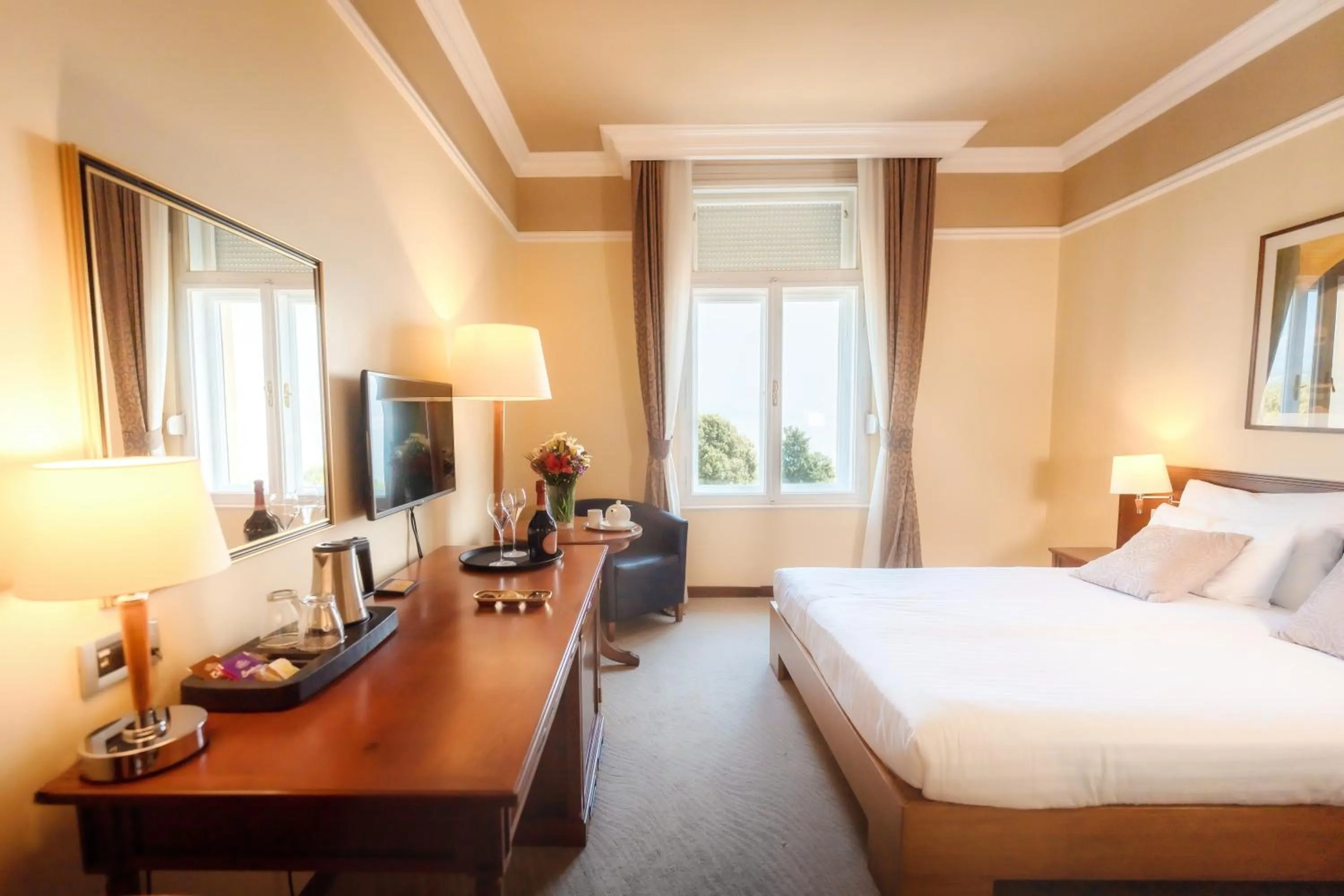 Bed in BRISTOL Hotel Opatija