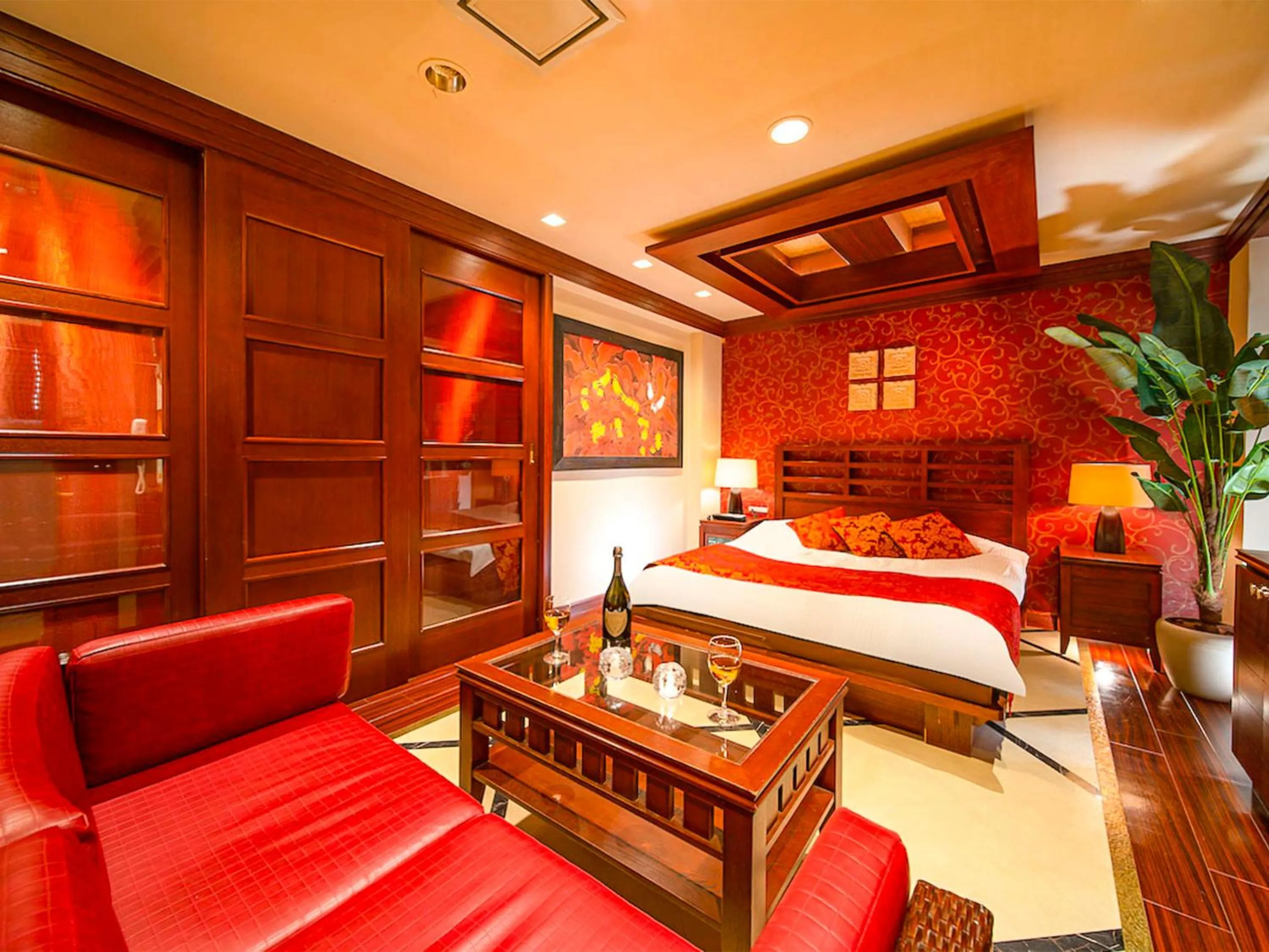 Bed in Hotel QT Senboku - Adult Only Love Hotel -