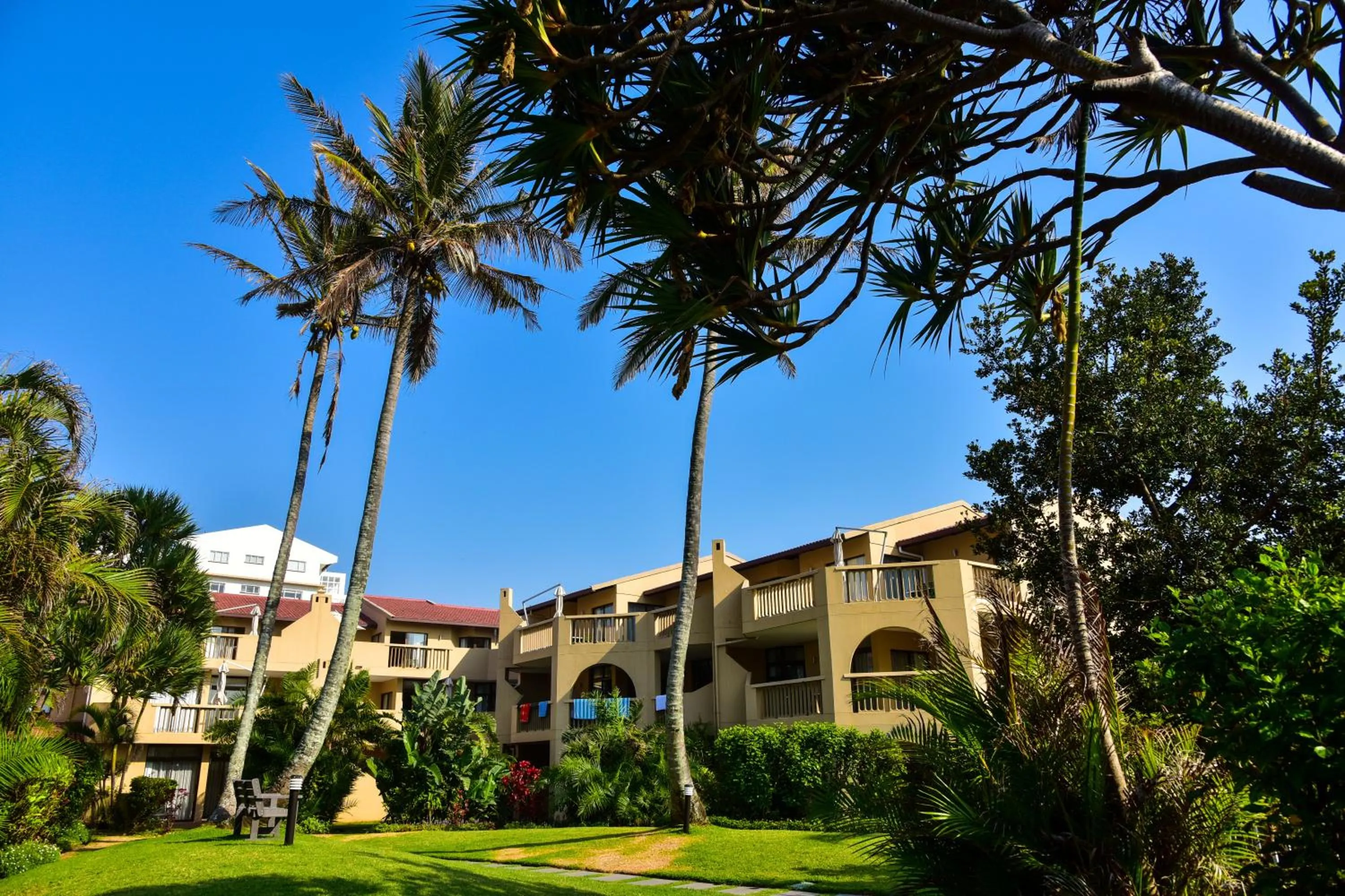 Property building in La Lucia Sands Beach Resort