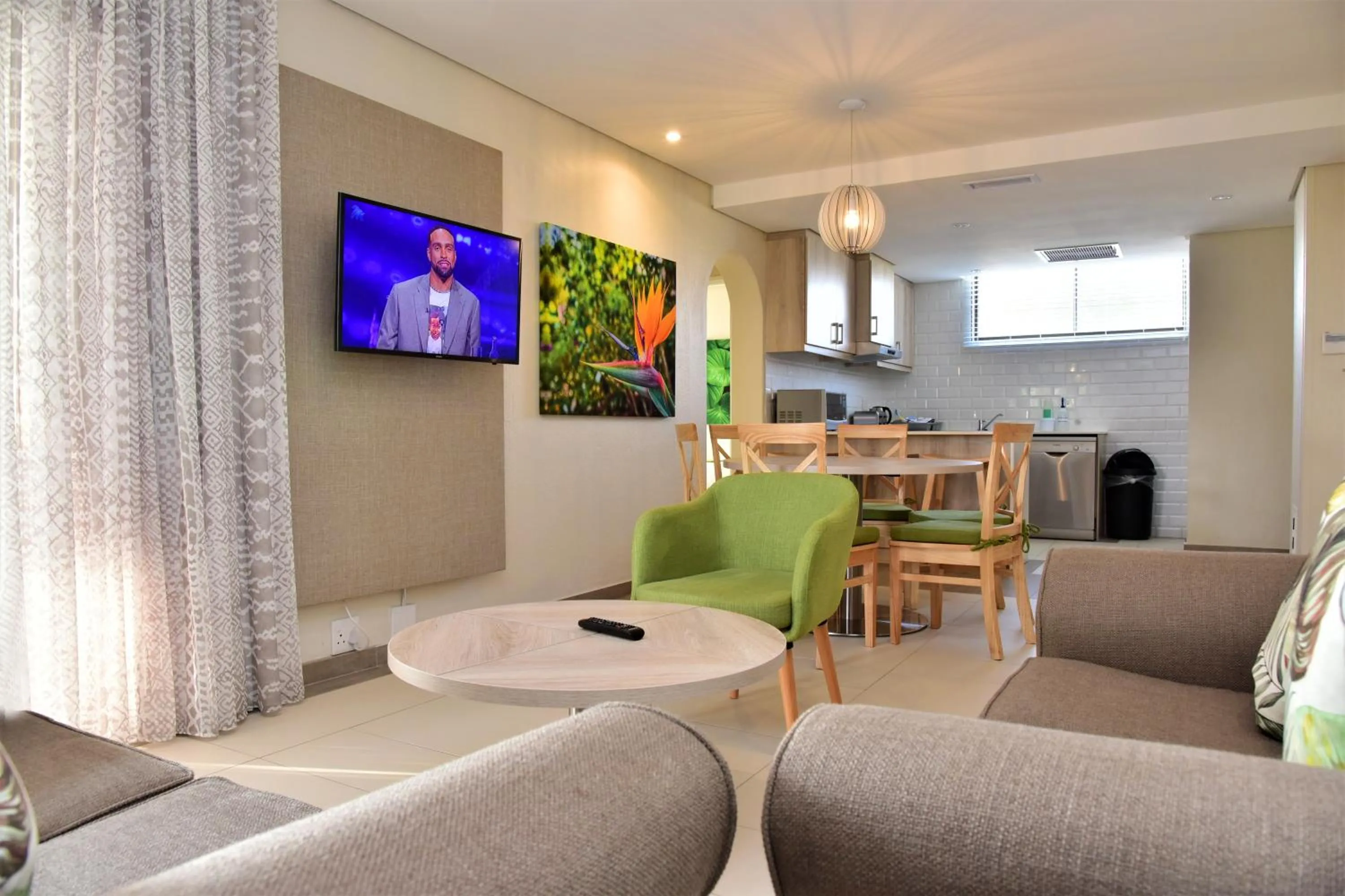Seating area in La Lucia Sands Beach Resort