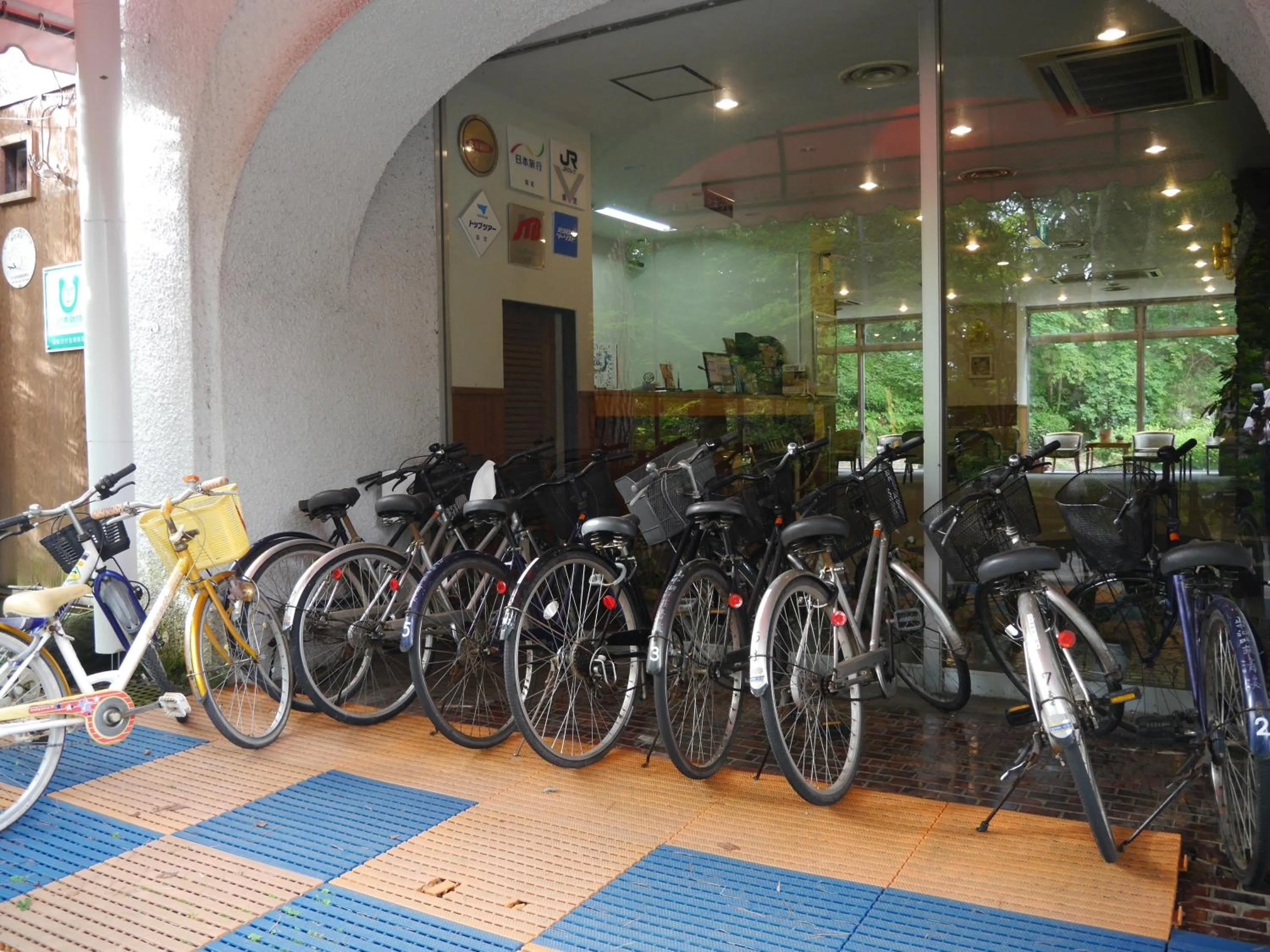 Cycling in Yamanakako-Asahigaoka-Onsen Hotel Seikei