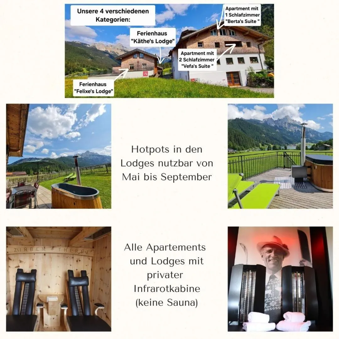 Natural landscape in Braito's Seaside Lodges und Suites, Ferienhäuser und Ferienwohnungen