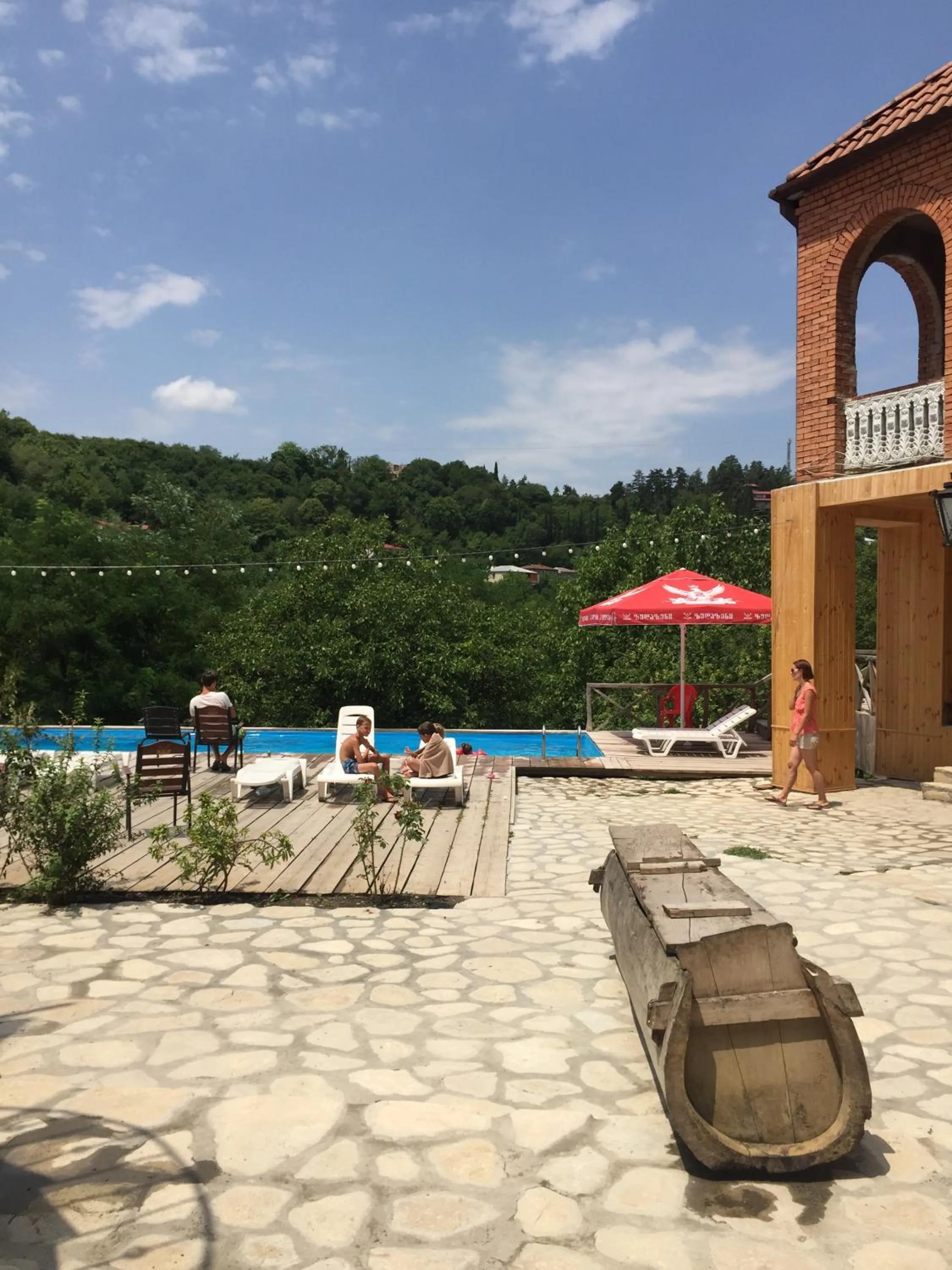 Swimming pool in Guest House Marani