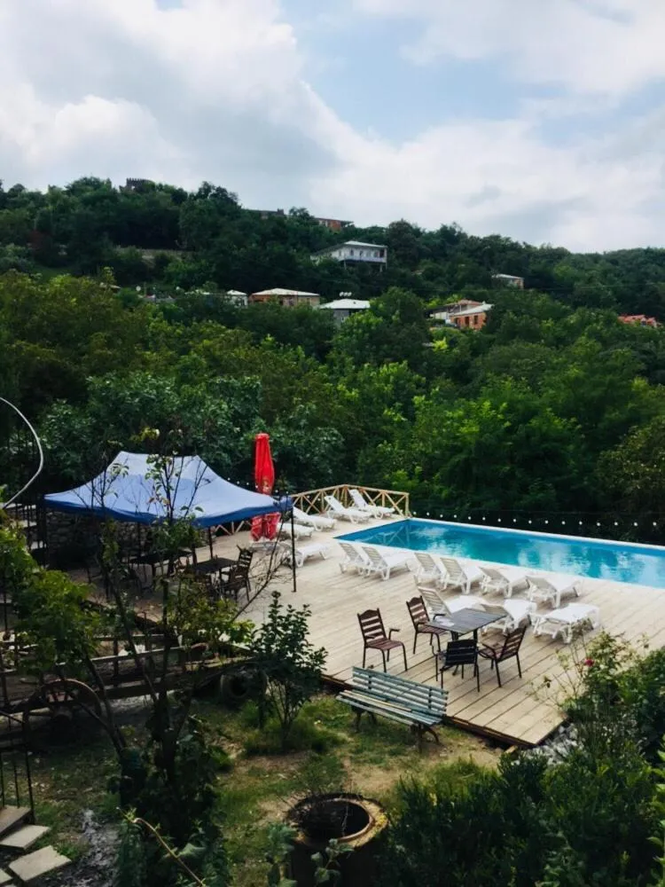 Pool view in Guest House Marani