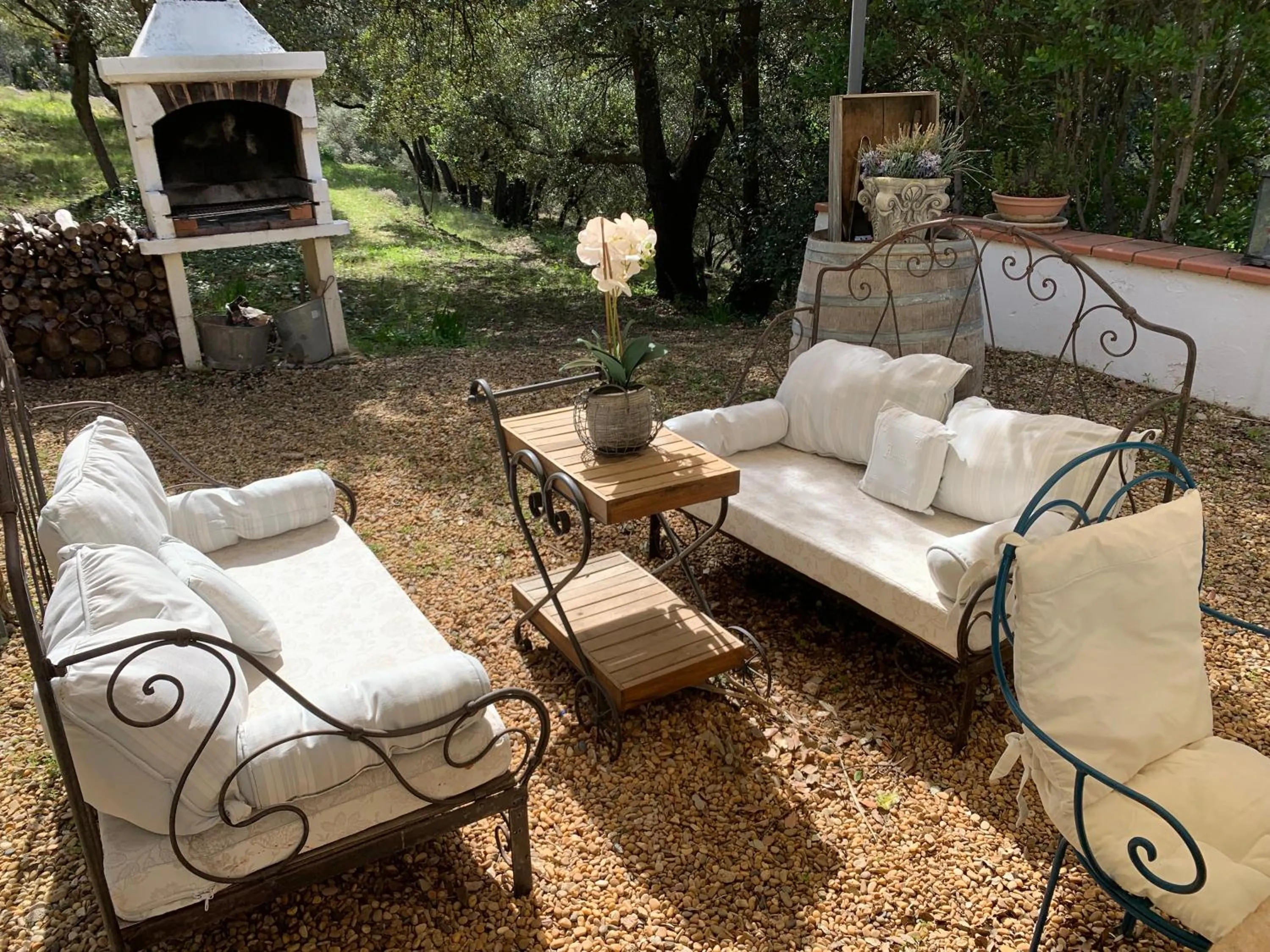 Patio in Tivoli en Provence