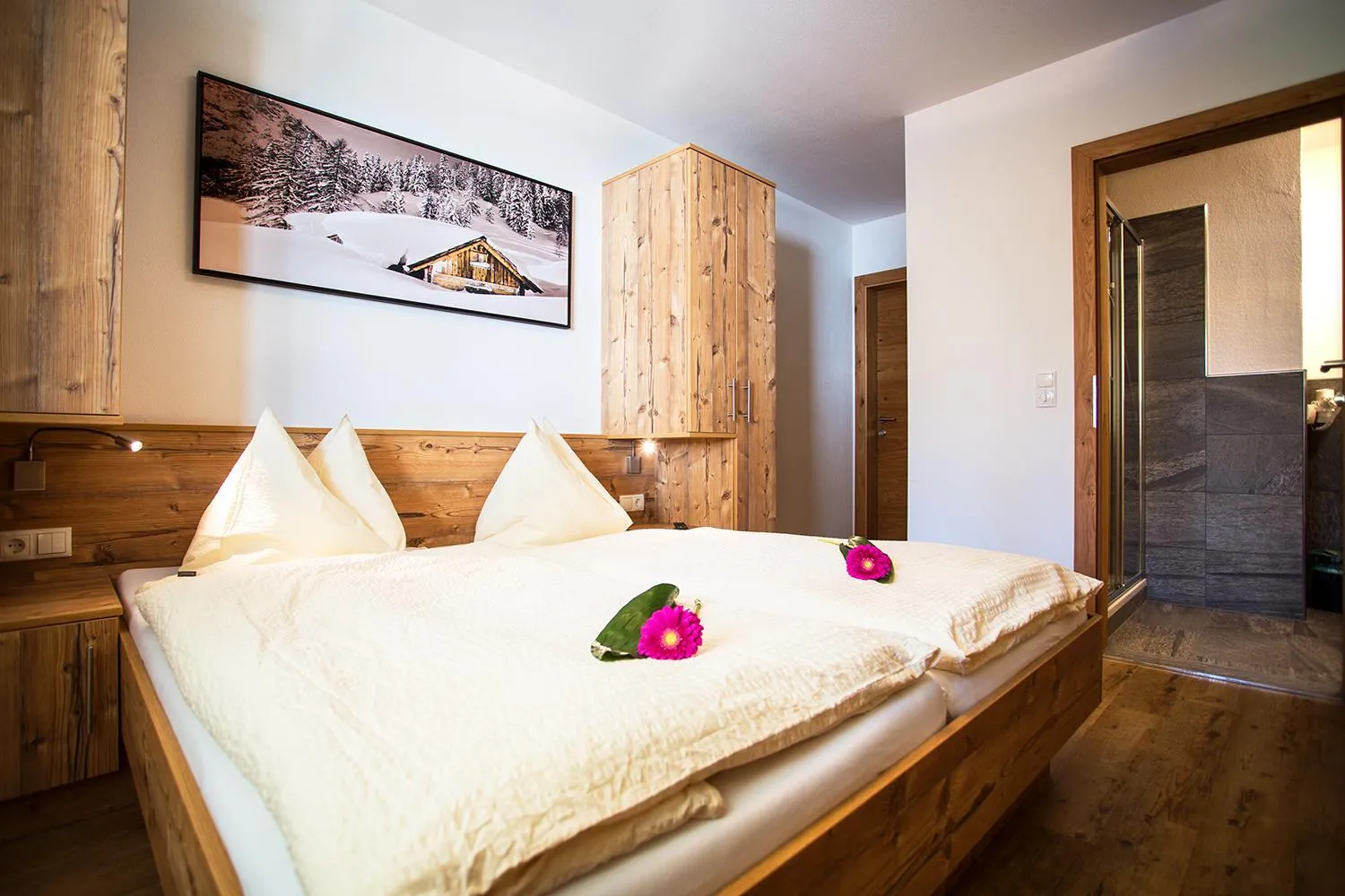 Bedroom, Bed in Apartment Aster