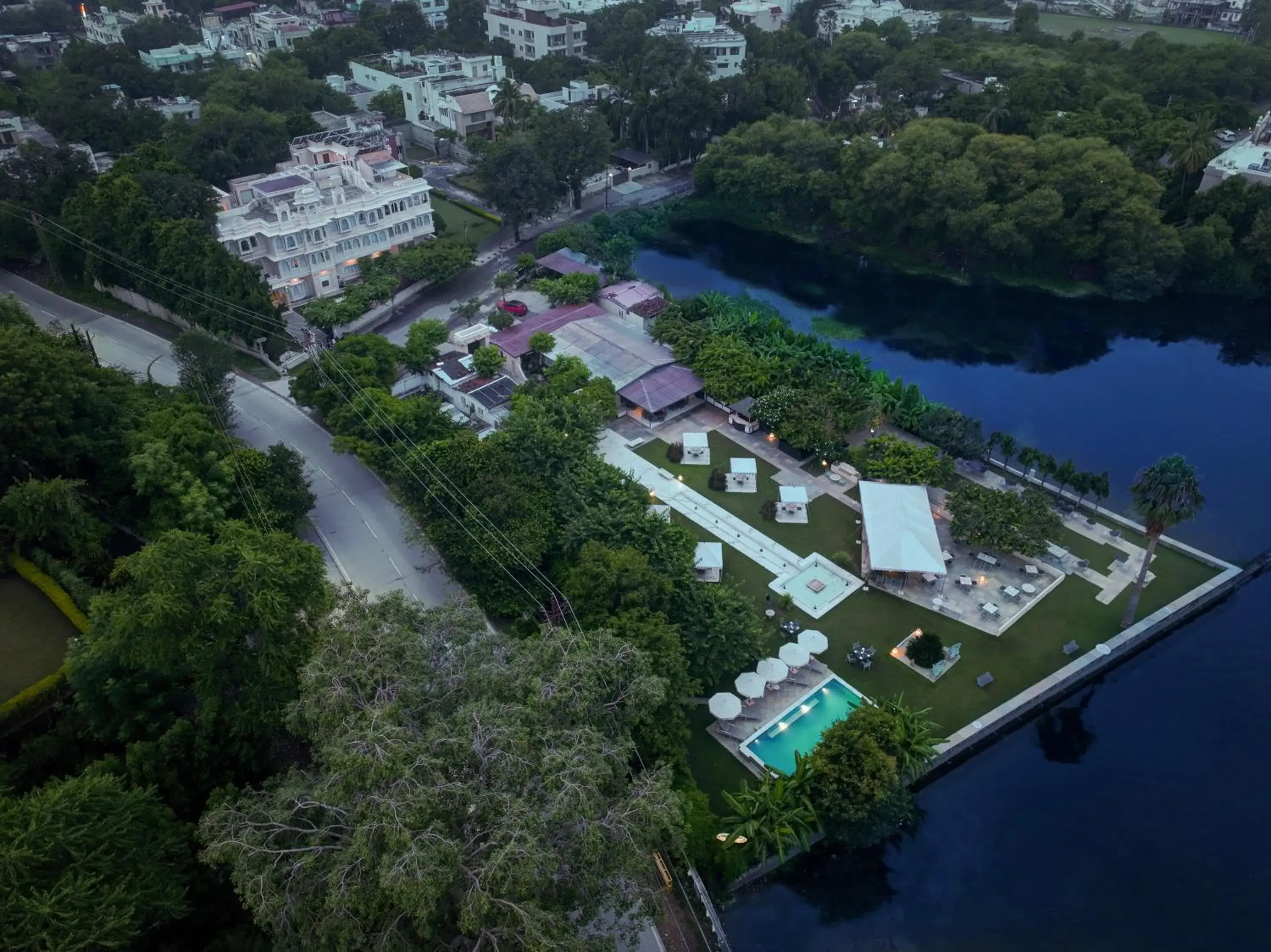 Bird's eye view in Rampratap Palace by Fateh Collection Bird's eye view in Rampratap Palace by Fateh Collection