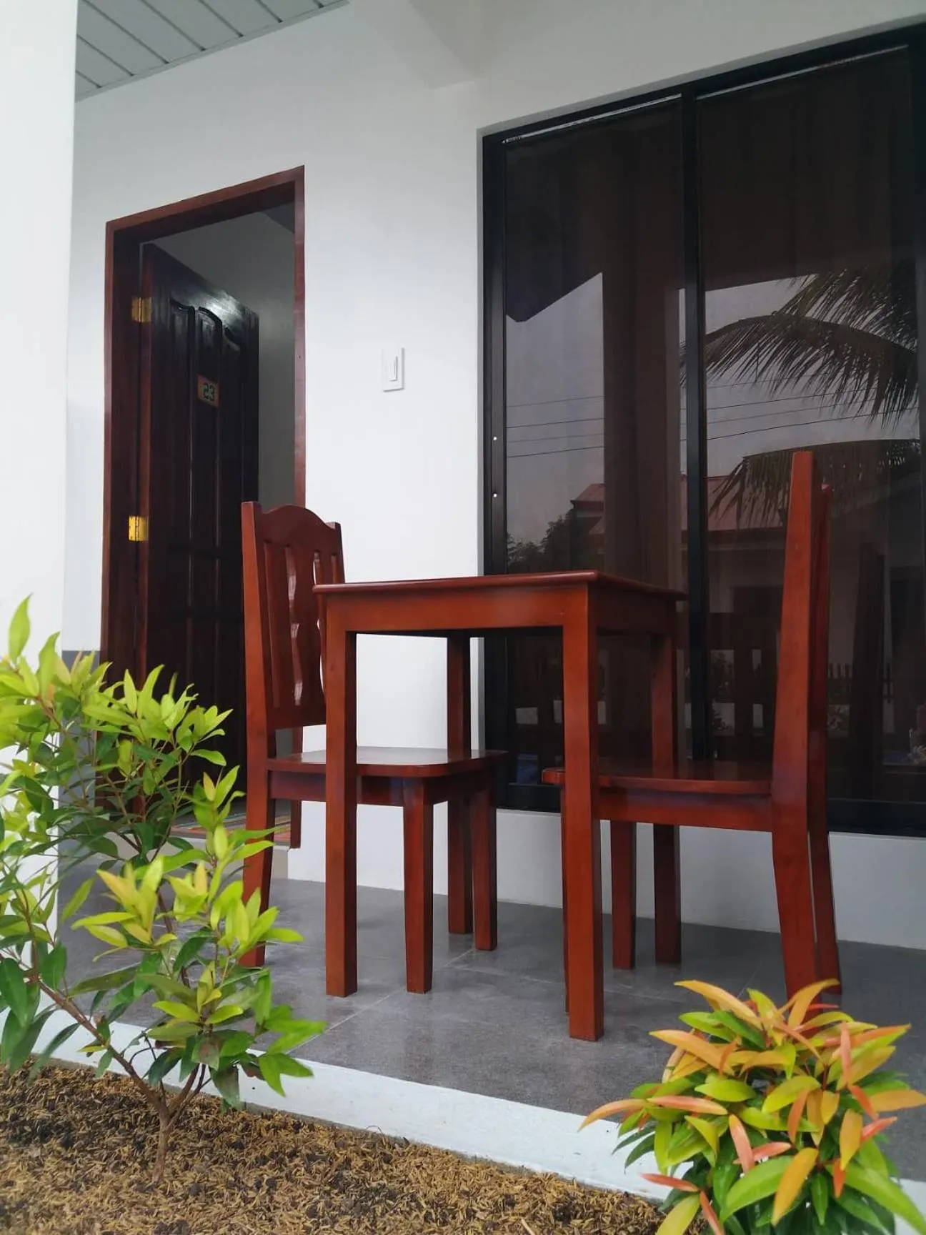 Patio in Garden Village Resort