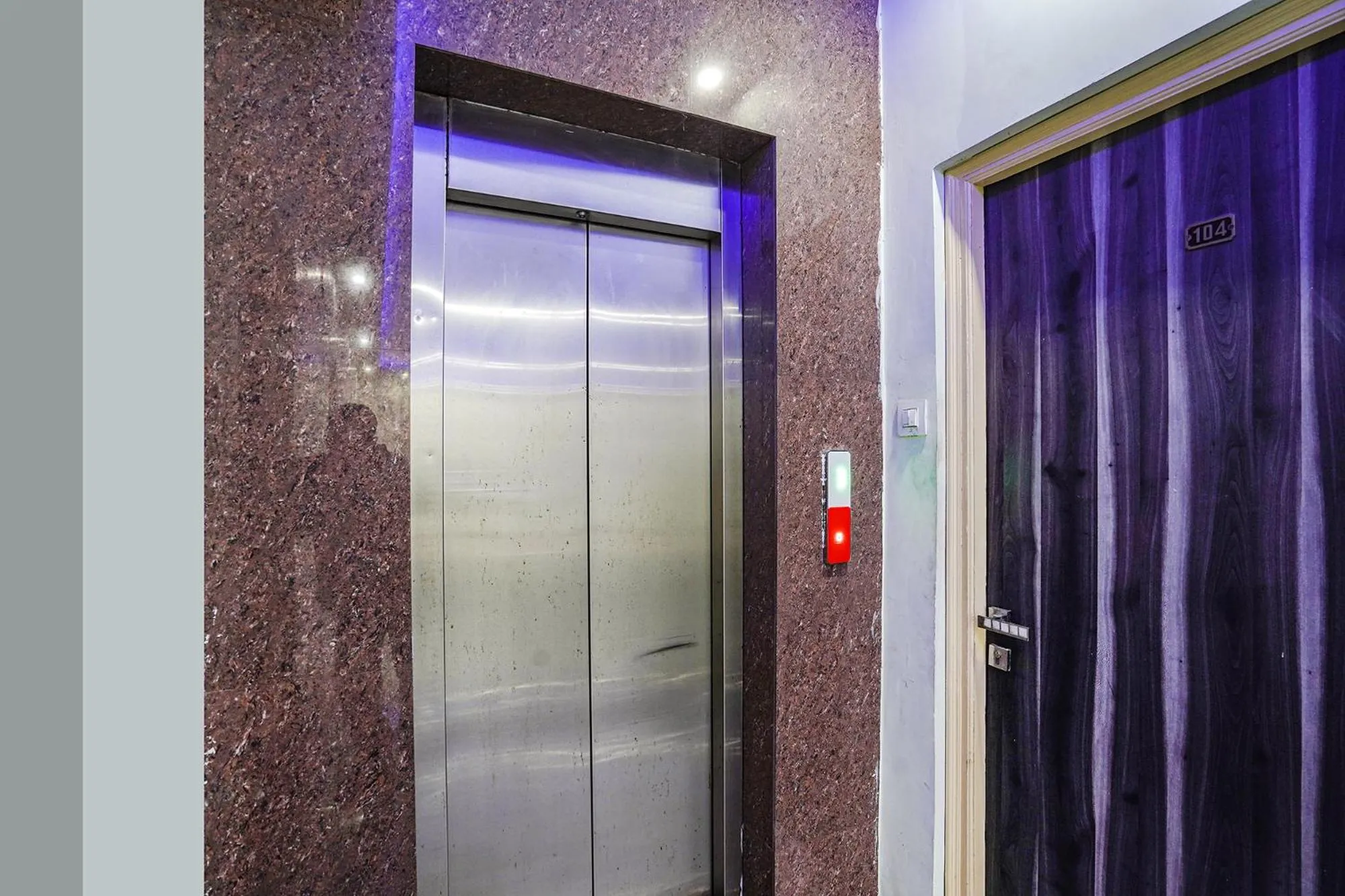 elevator in FabHotel Deepak Palace