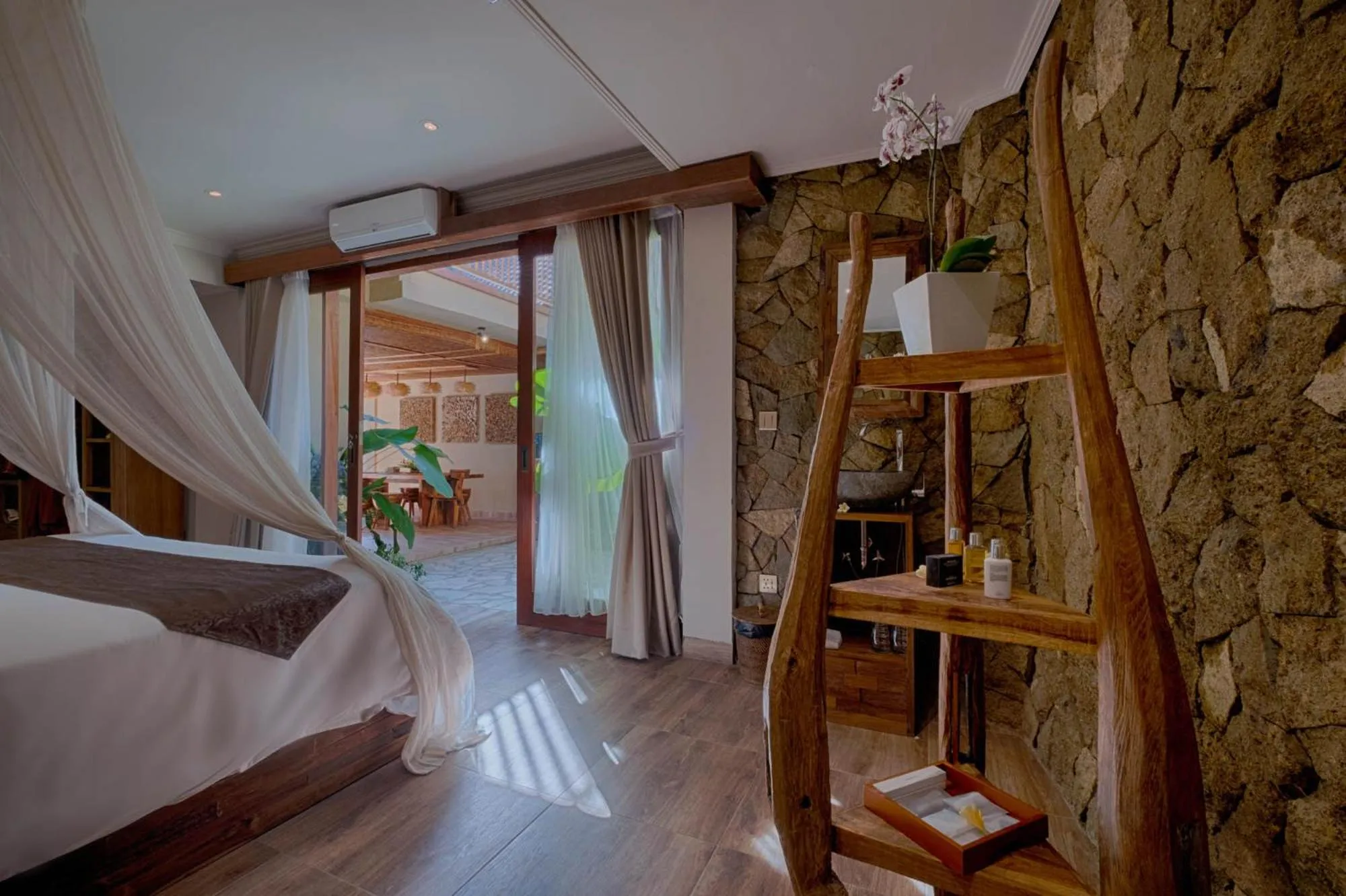 Bed in Mas Ubud Villa by Sanga Sanga Hospitality
