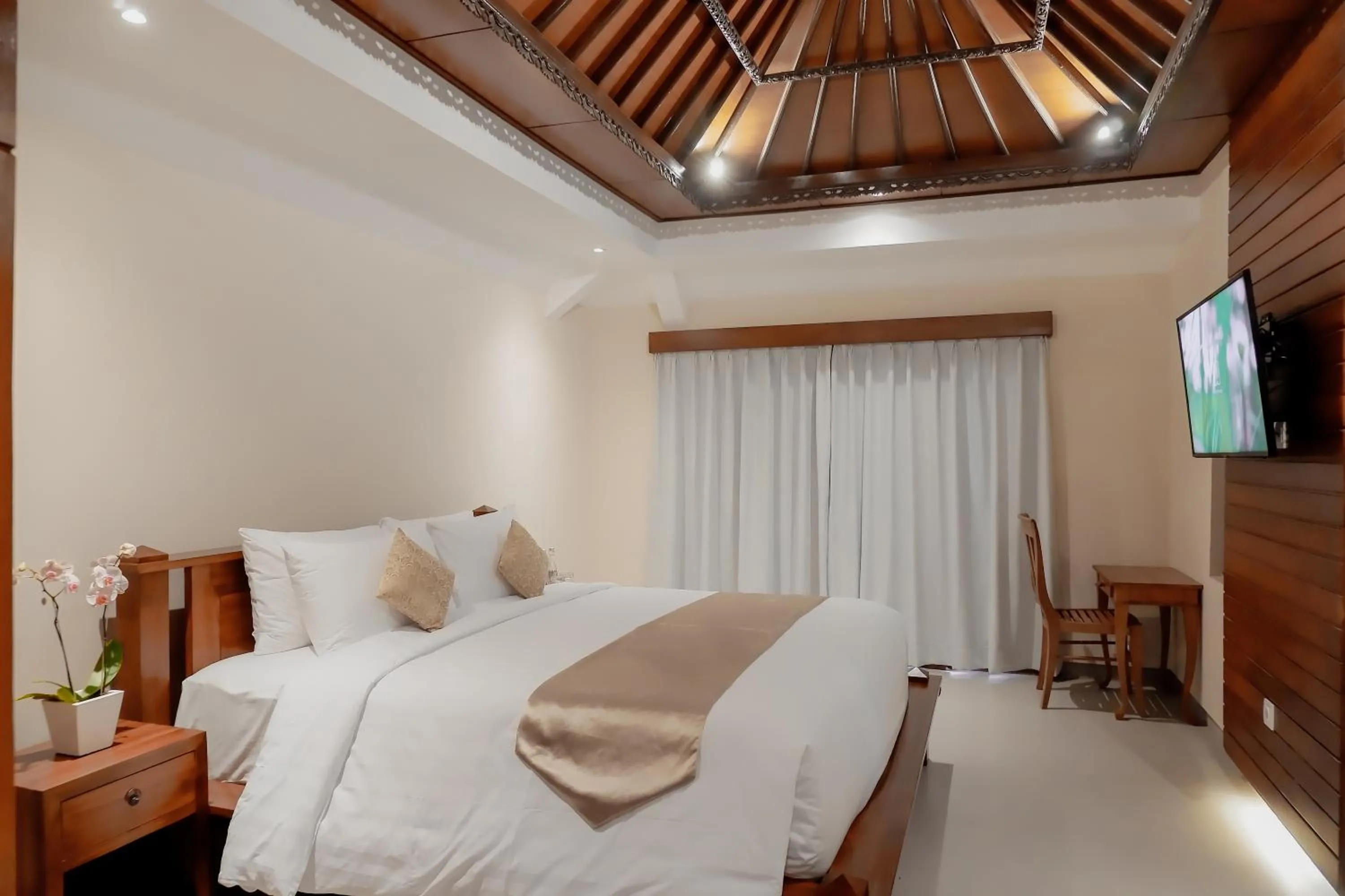 Bed in Mas Ubud Villa by Sanga Sanga Hospitality