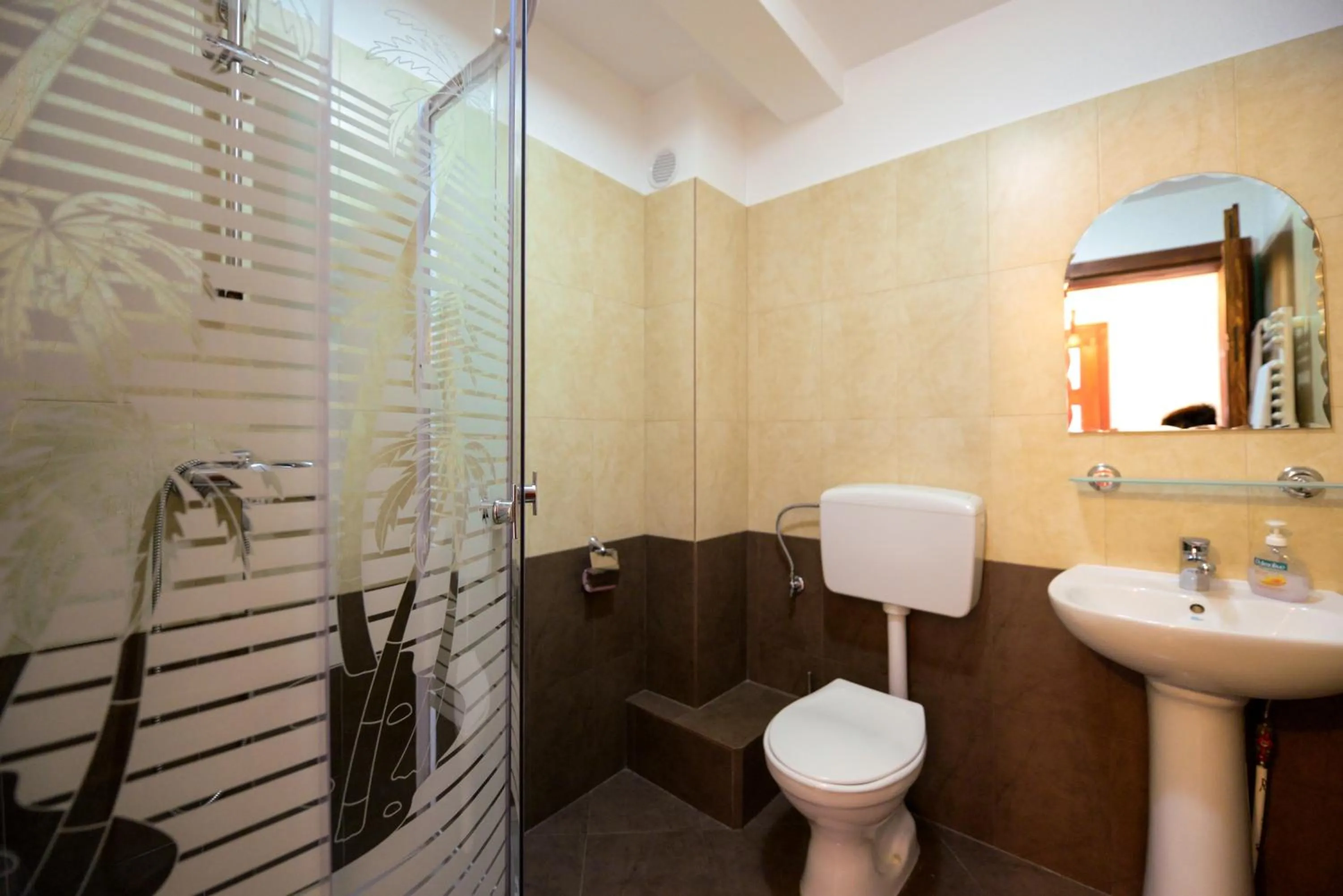 Bathroom in Pensiunea Arina