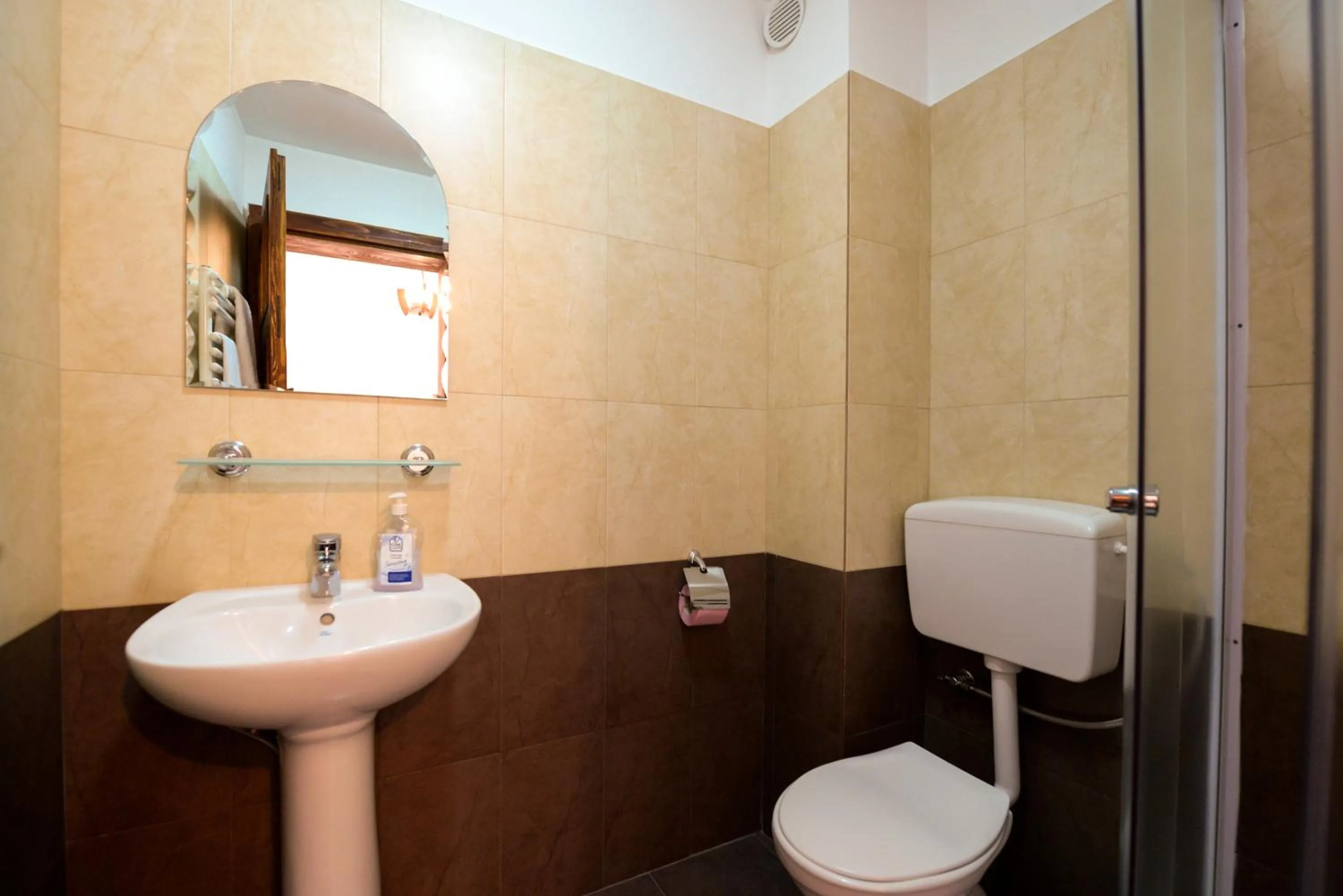 Bathroom in Pensiunea Arina