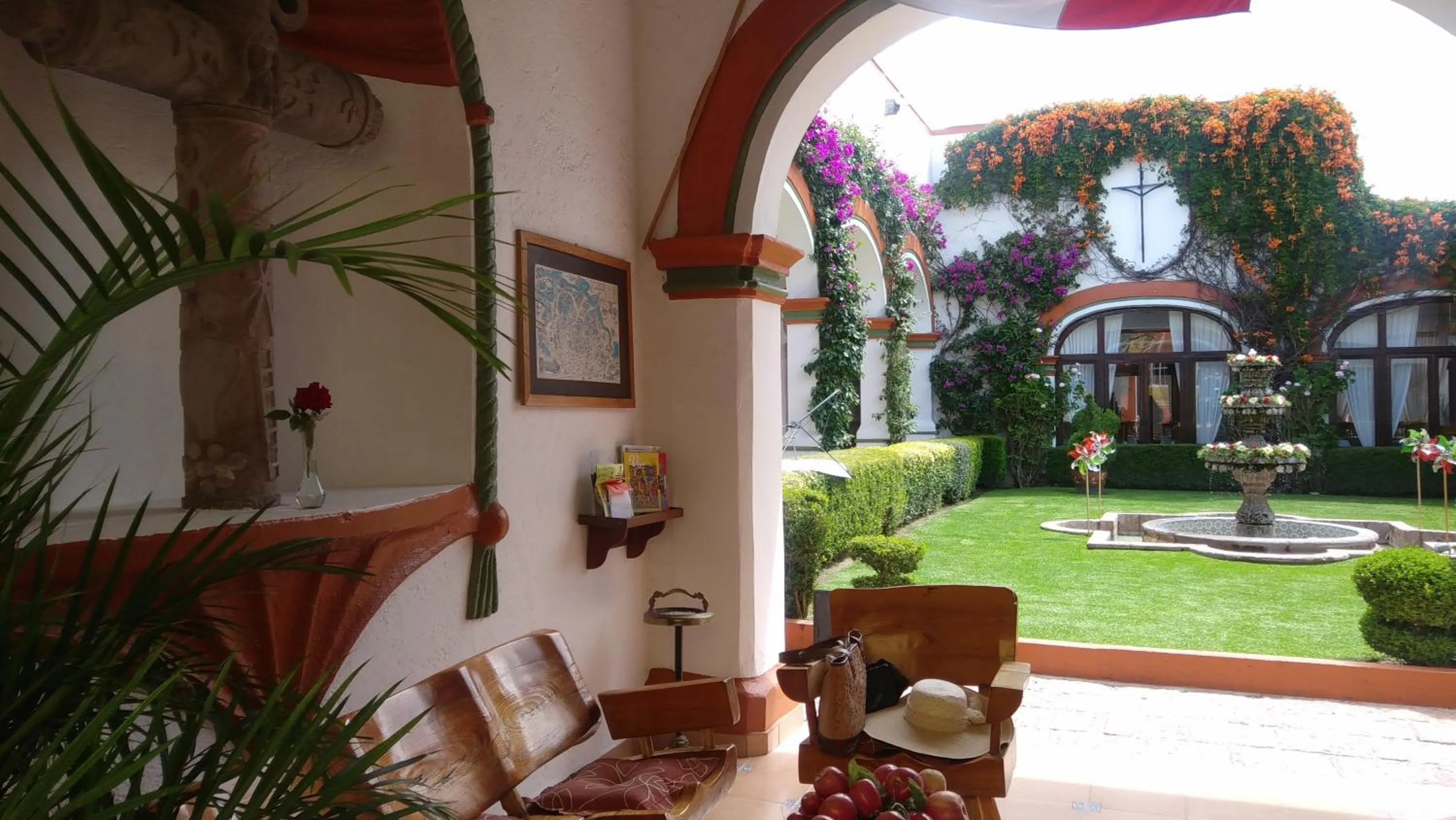Lobby or reception in Posada del Virrey