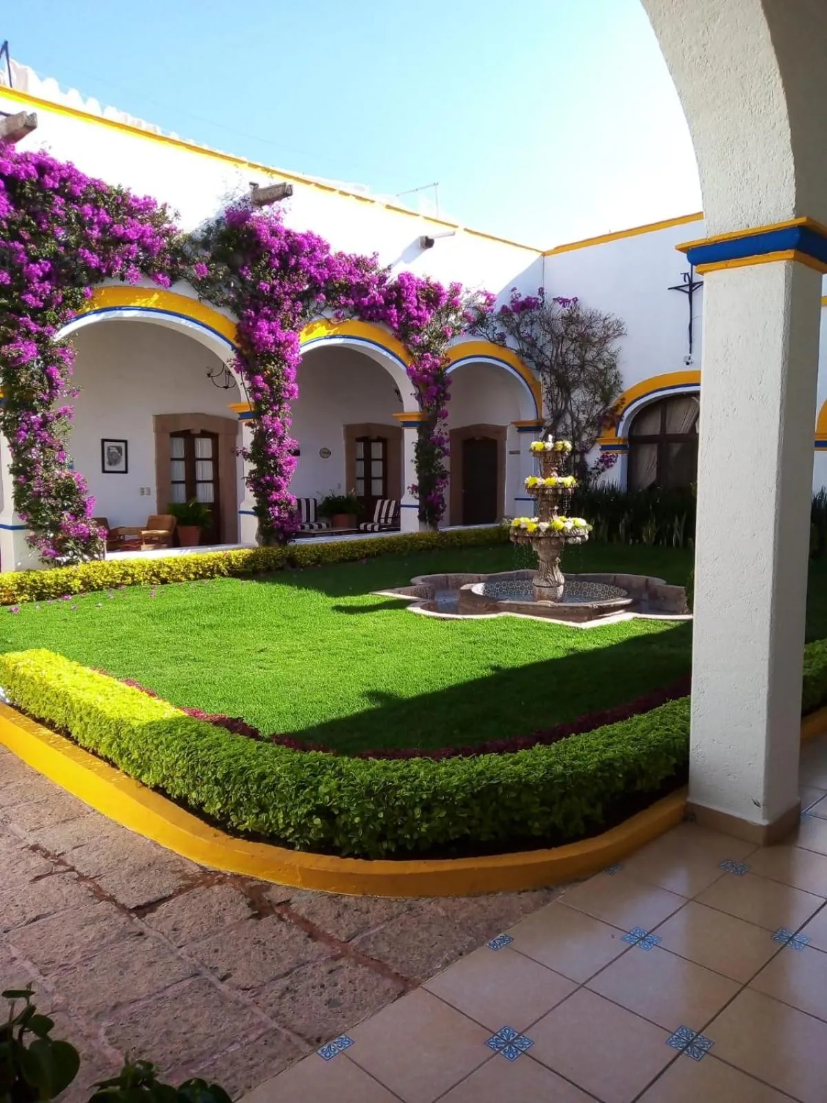 Garden in Posada del Virrey