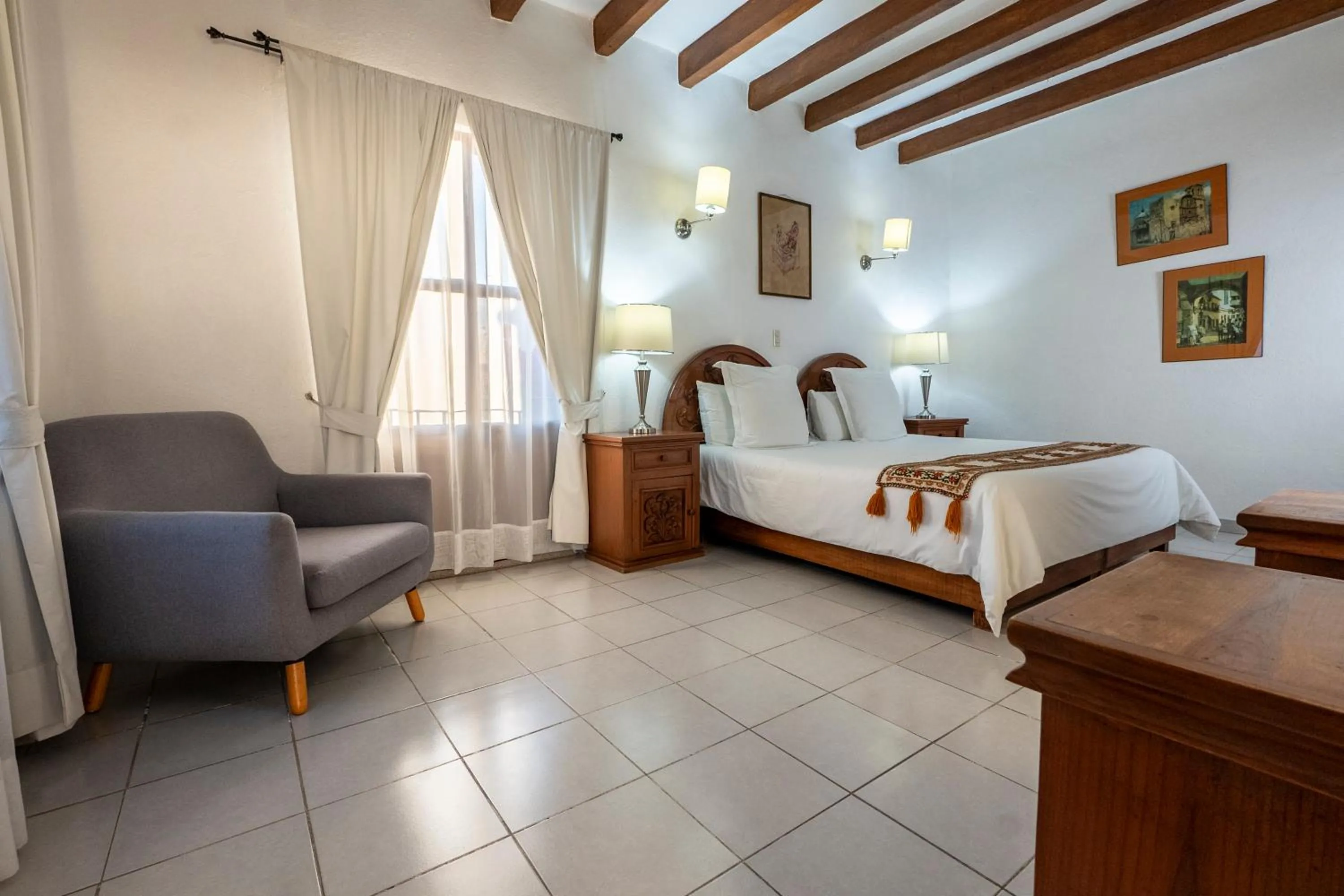Bed in Posada del Virrey