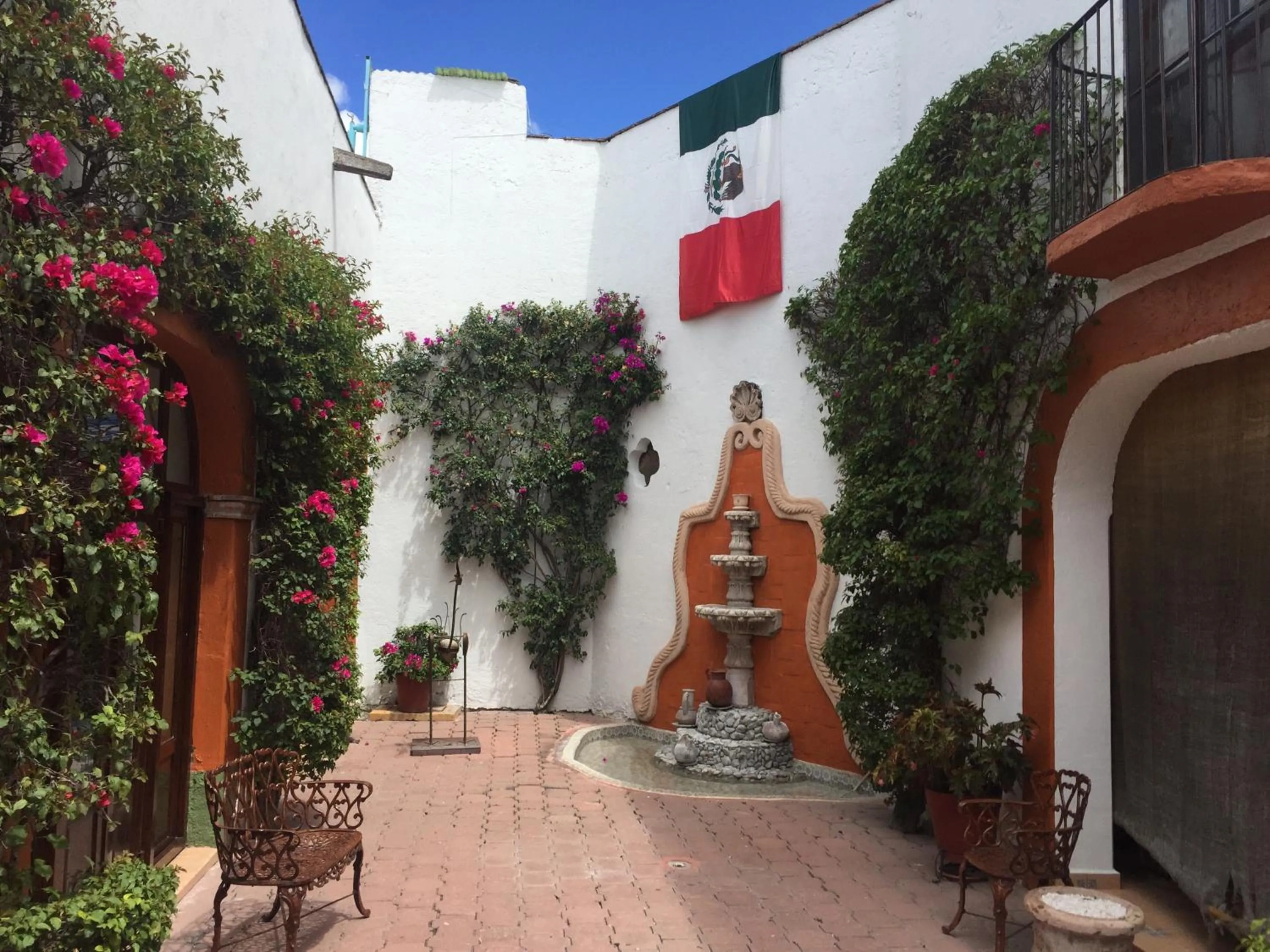 Garden in Posada del Virrey