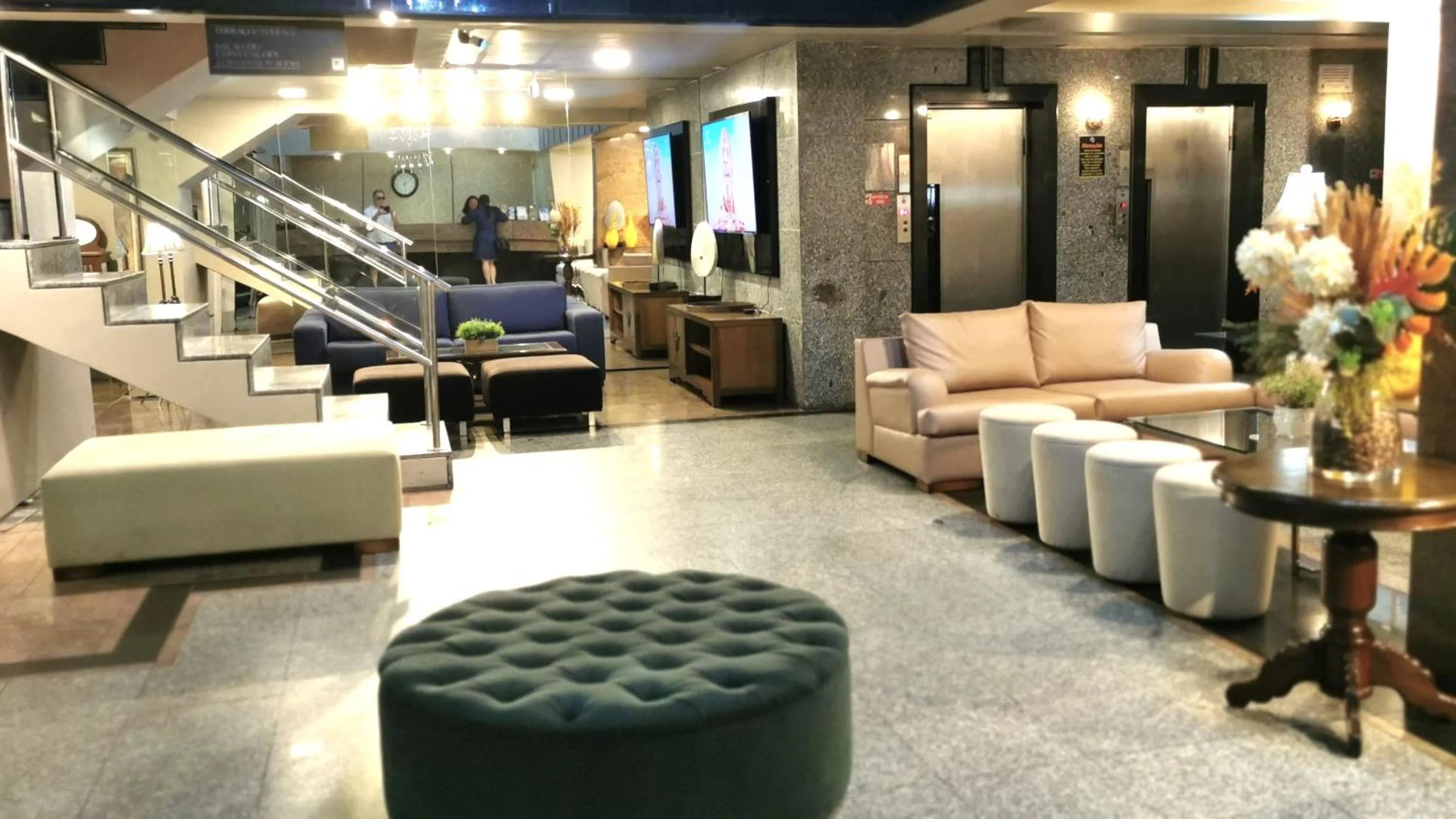 Communal lounge/ TV room in Seaflats Iracema Residence