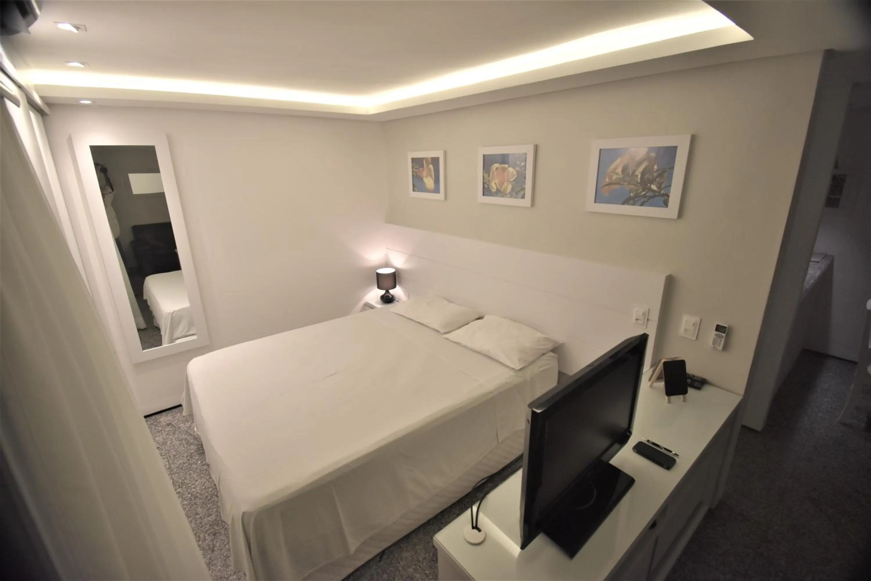 Bed in Seaflats Iracema Residence