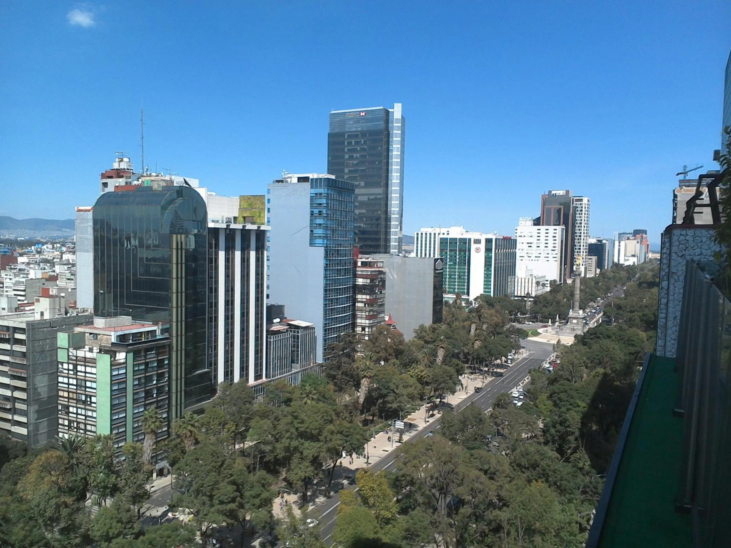 City view in Capri Reforma 410