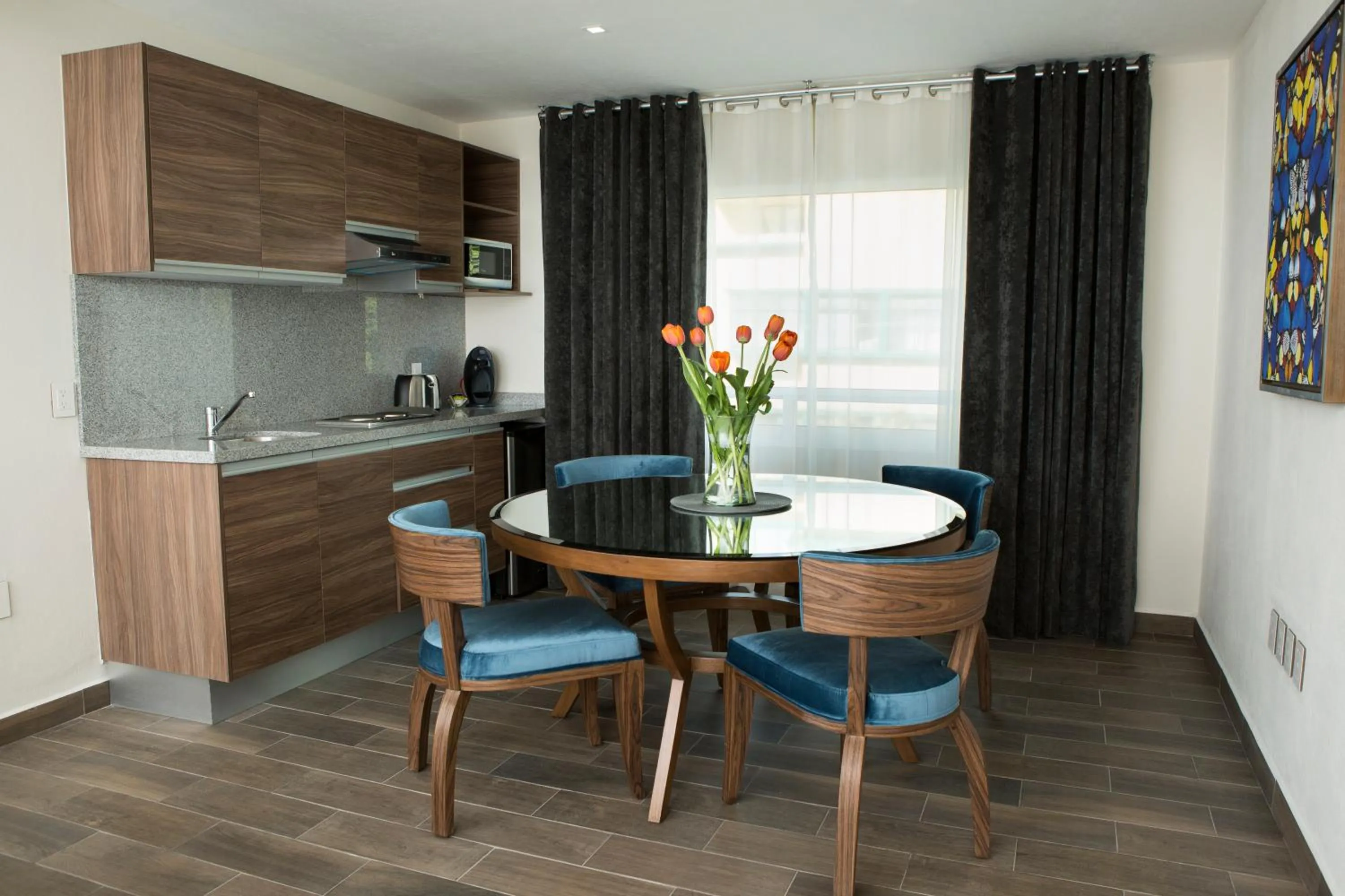 Kitchen or kitchenette in Suites Rio Elba