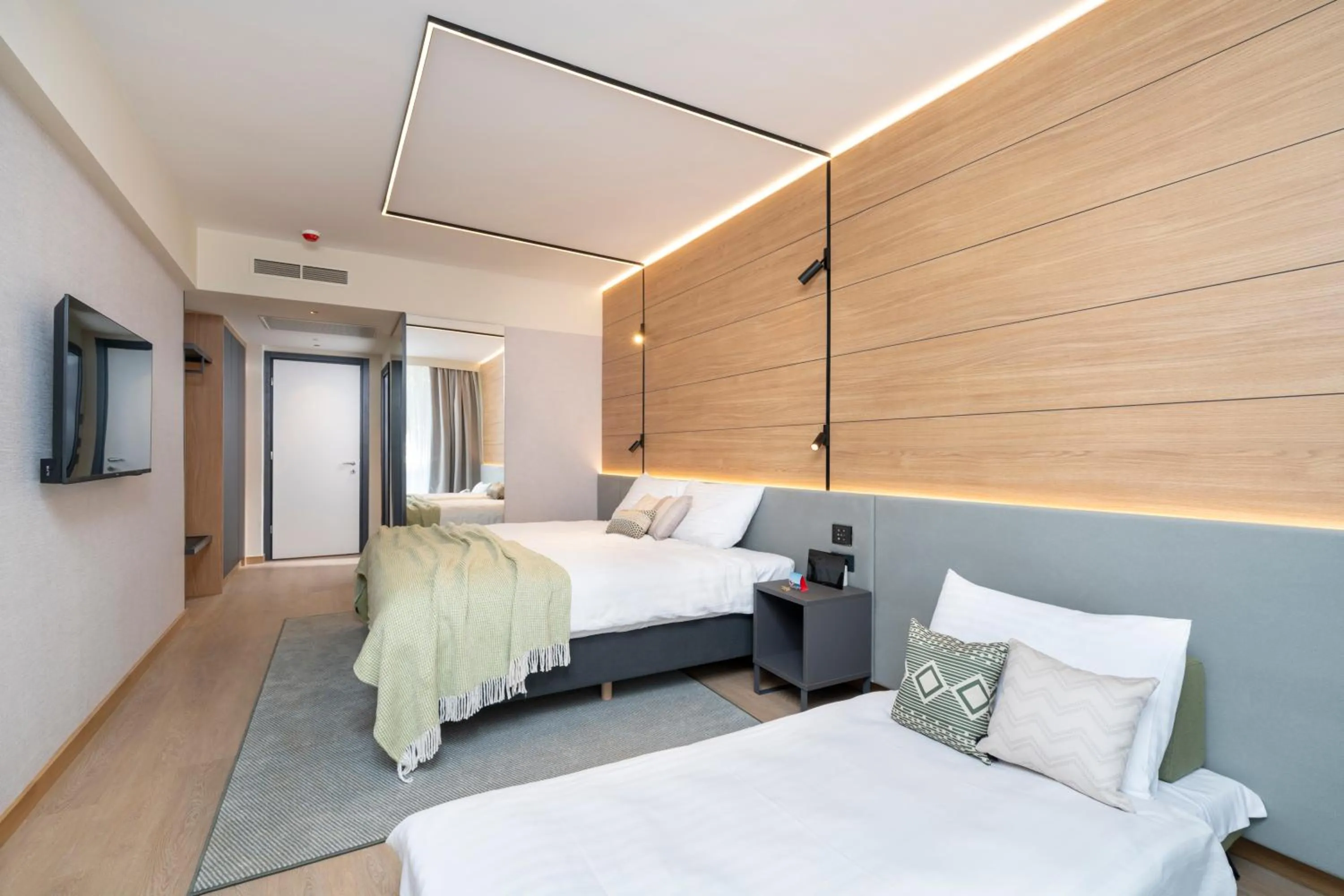 Bed in Hotel Pelegrin Plava Laguna