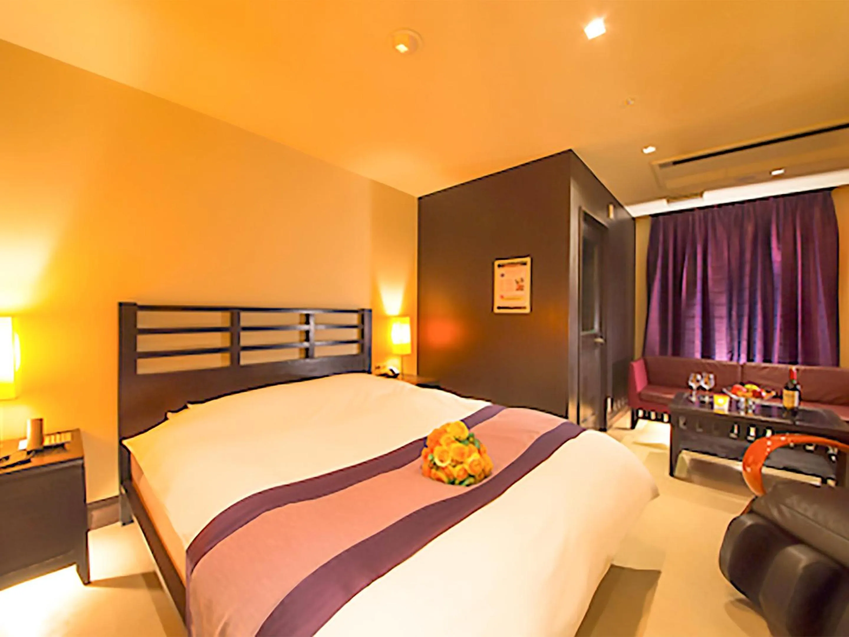 Bed in Hotel GT Kansai International Airport - Adult Only Love Hotel -