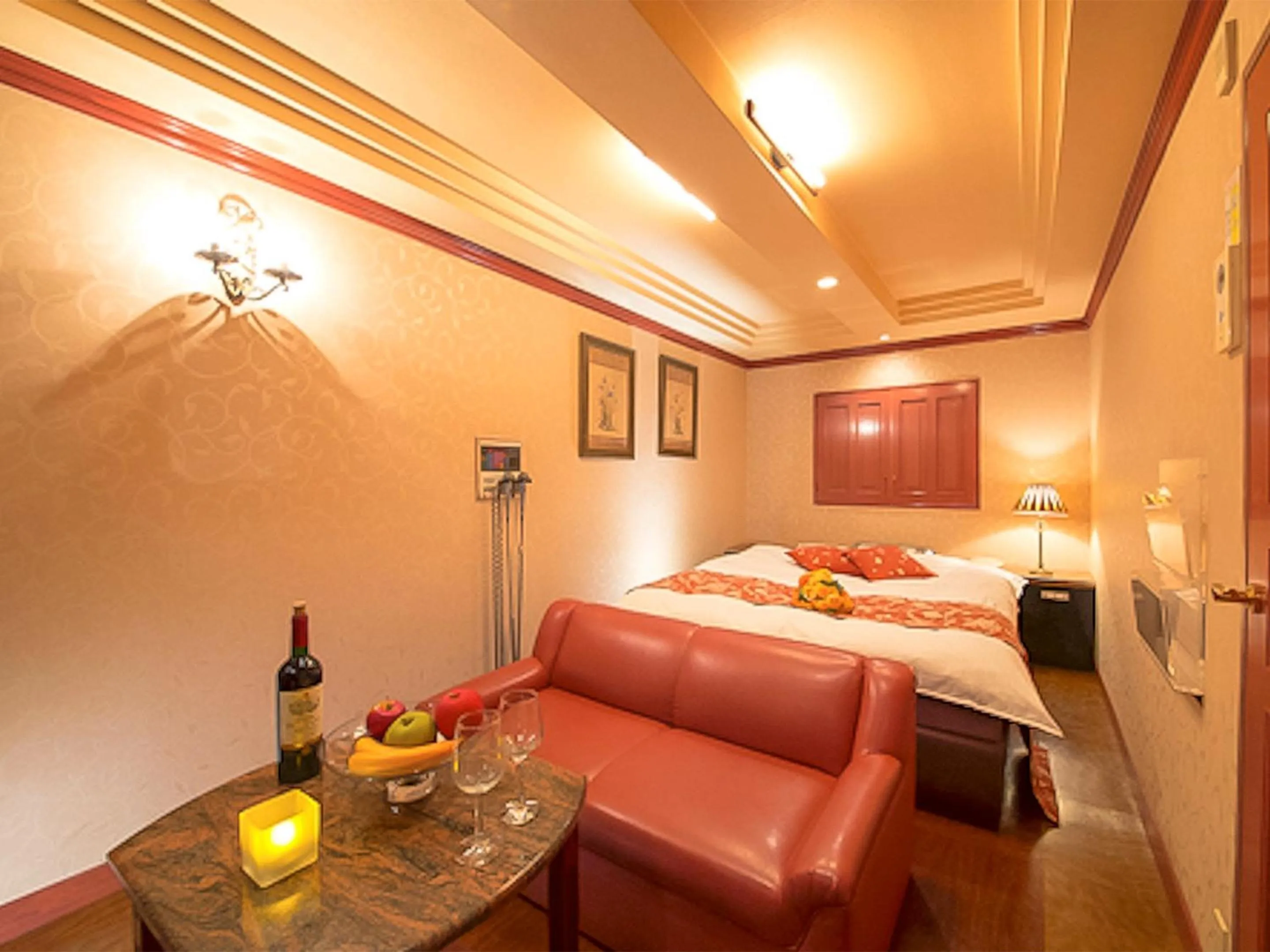 Photo of the whole room, Bed in Hotel GT Kansai International Airport - Adult Only Love Hotel -